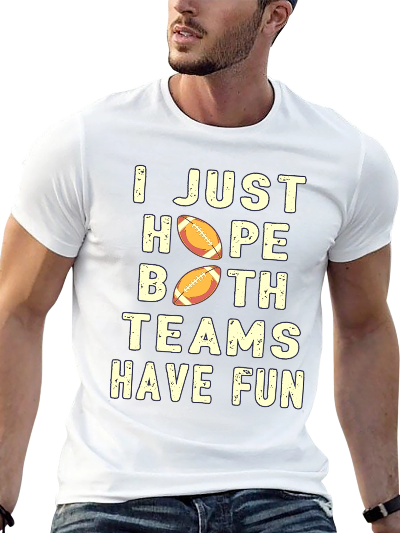 Football Fan T-Shirt - Both Teams Have Fun