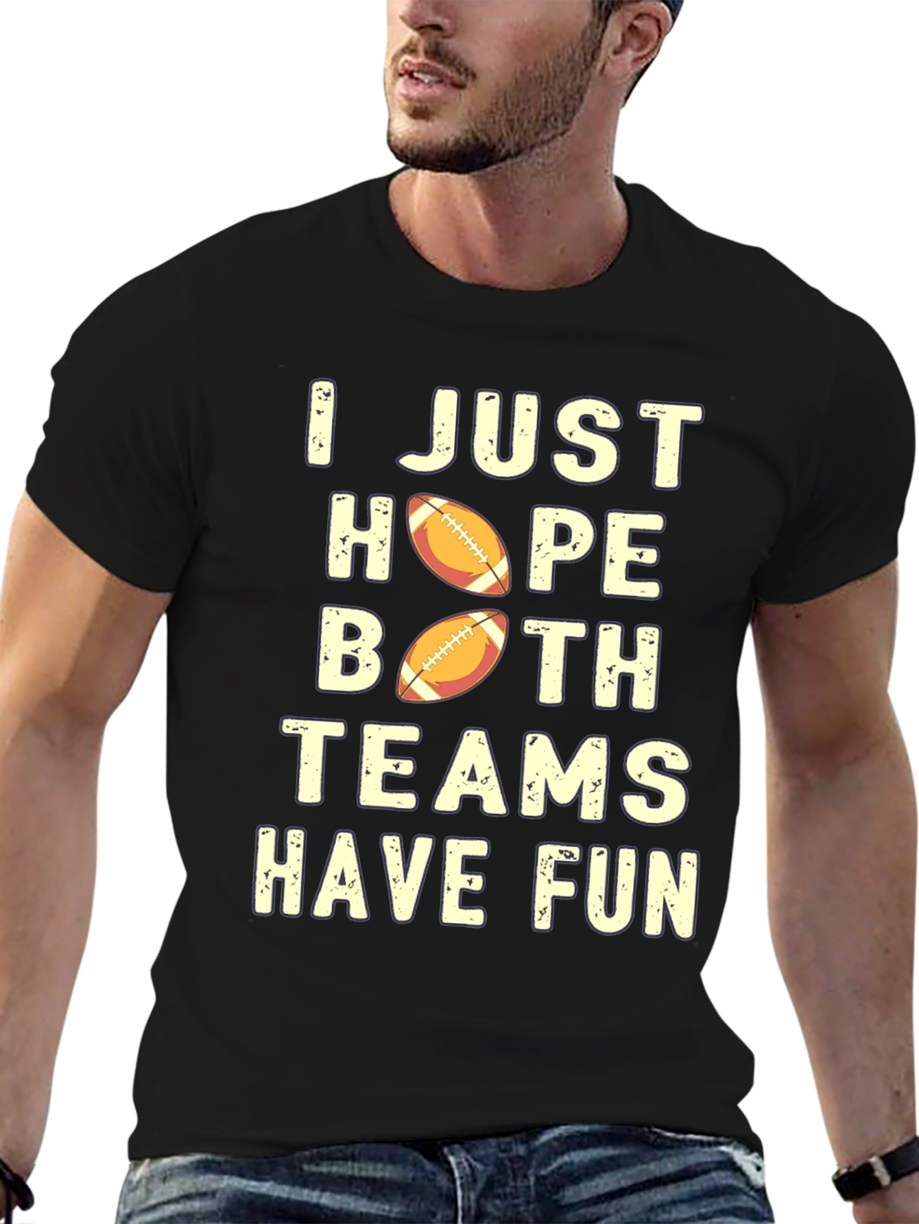 Football Fan T-Shirt - Both Teams Have Fun