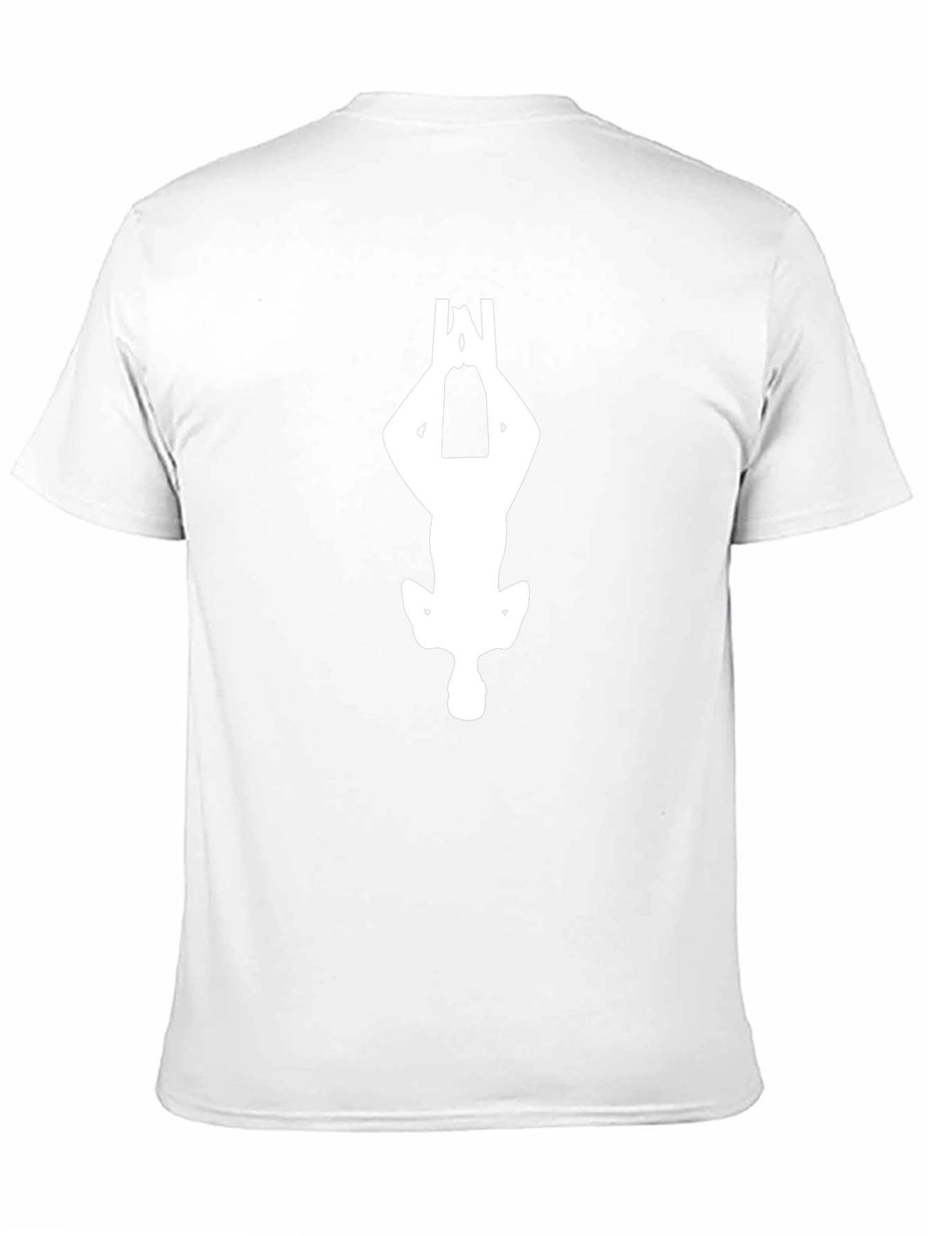 Upside Down Figure Black Tee