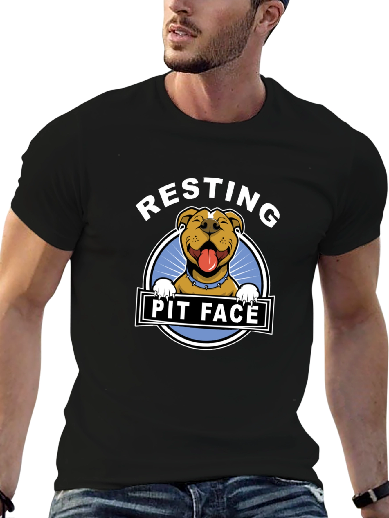 Resting Pit Face Graphic T-Shirt