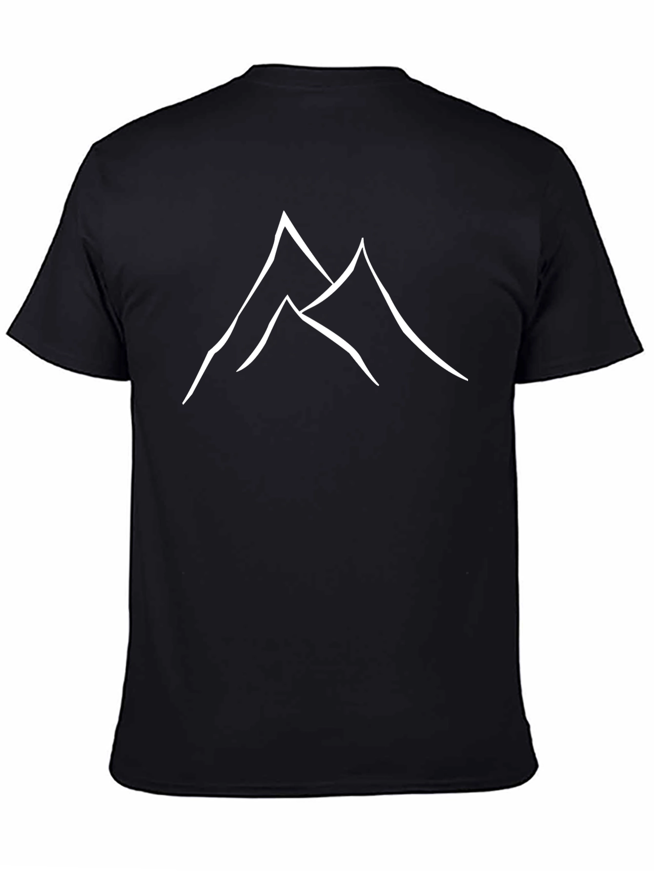 Minimalist Mountain Peak Graphic T-Shirt