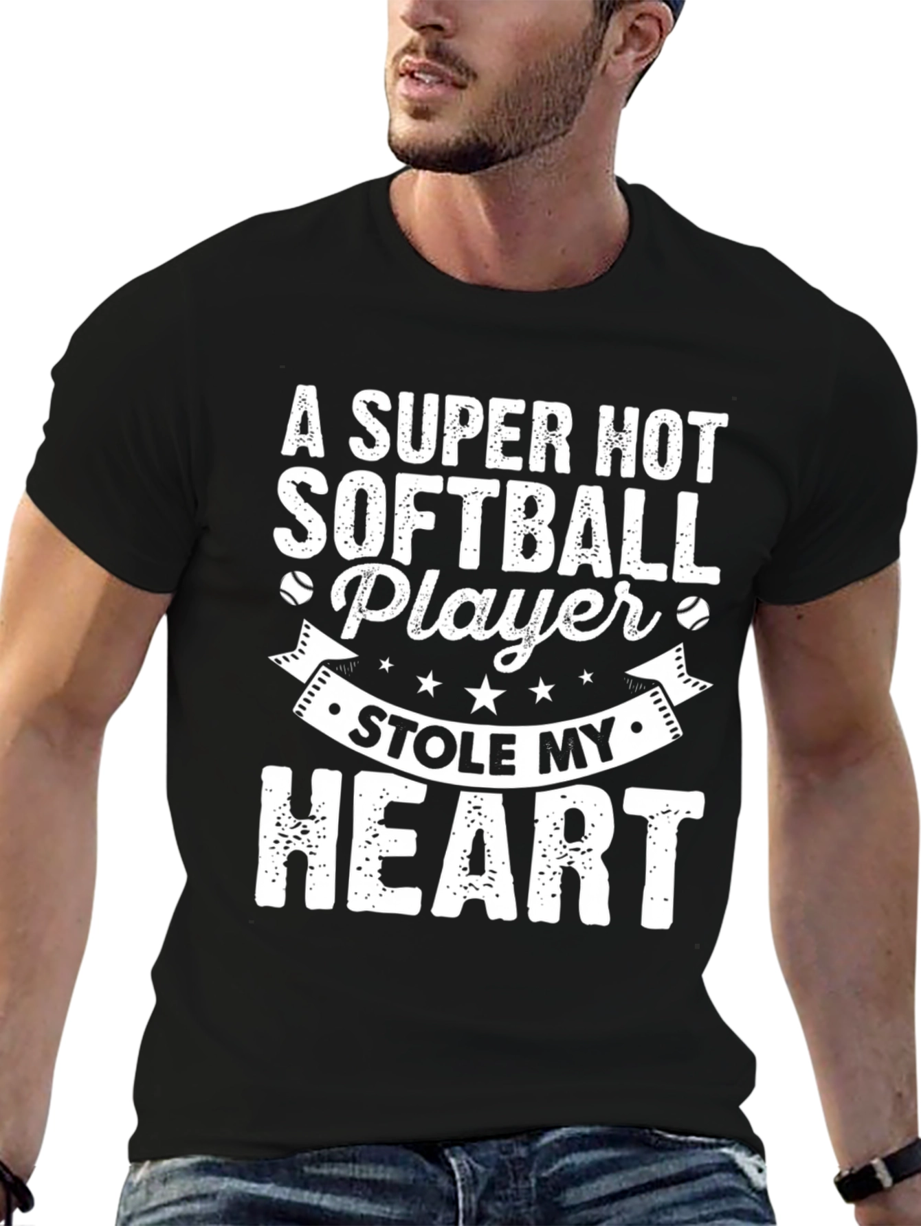 Softball Player Stole My Heart T-Shirt