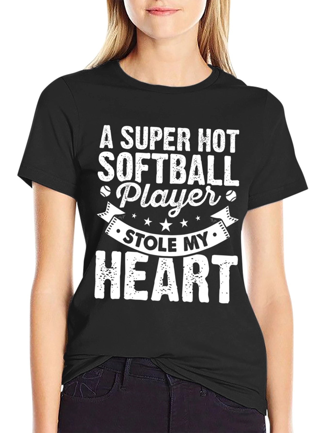 Softball Player Stole My Heart T-Shirt