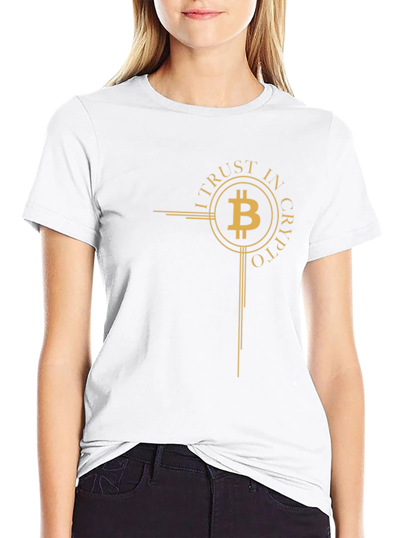 I Trust In Crypto Bitcoin Graphic Tee - Black