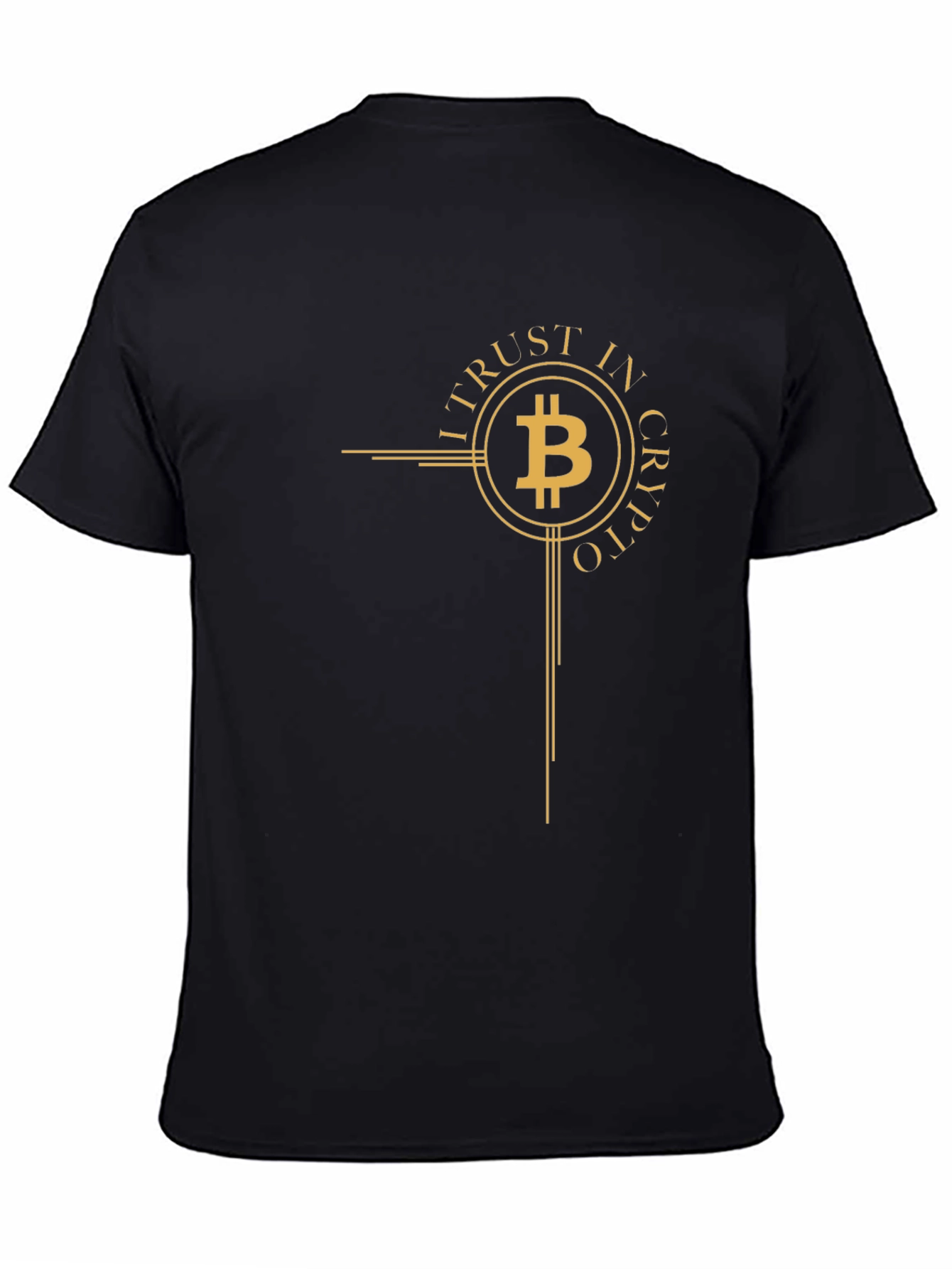 I Trust In Crypto Bitcoin Graphic Tee - Black