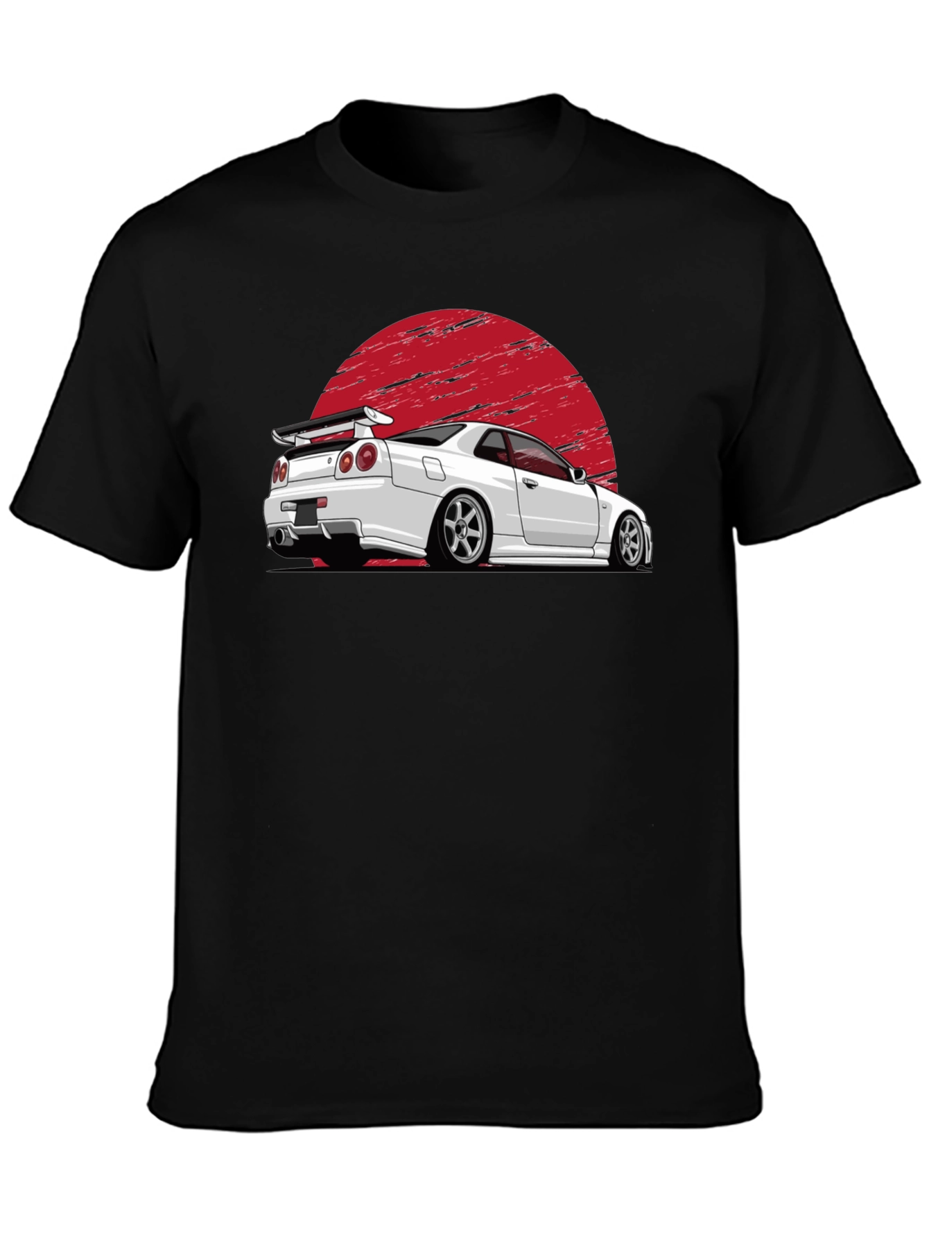 Car Graphic Tee - Skyline Silhouette T-Shirt