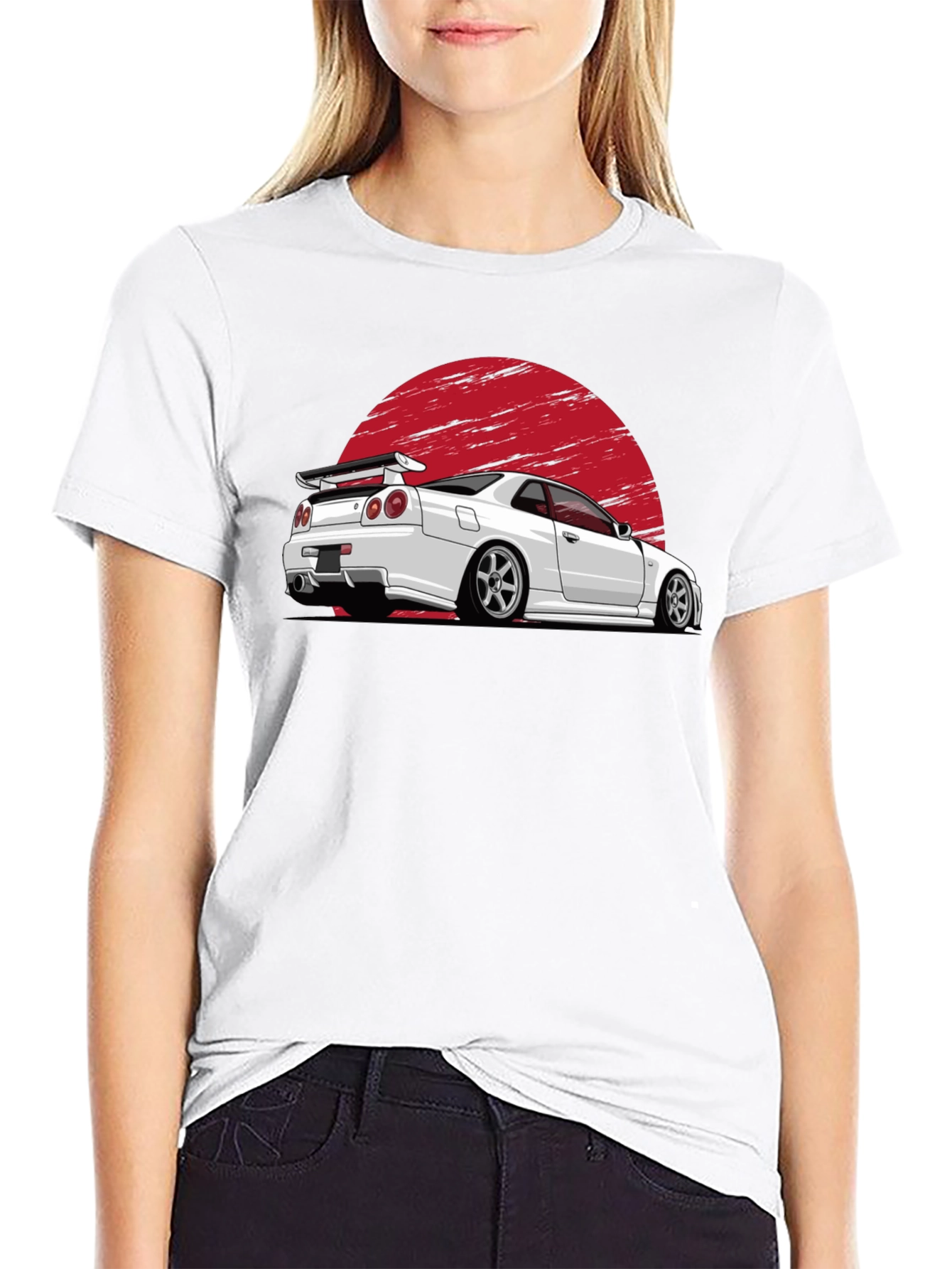 Car Graphic Tee - Skyline Silhouette T-Shirt