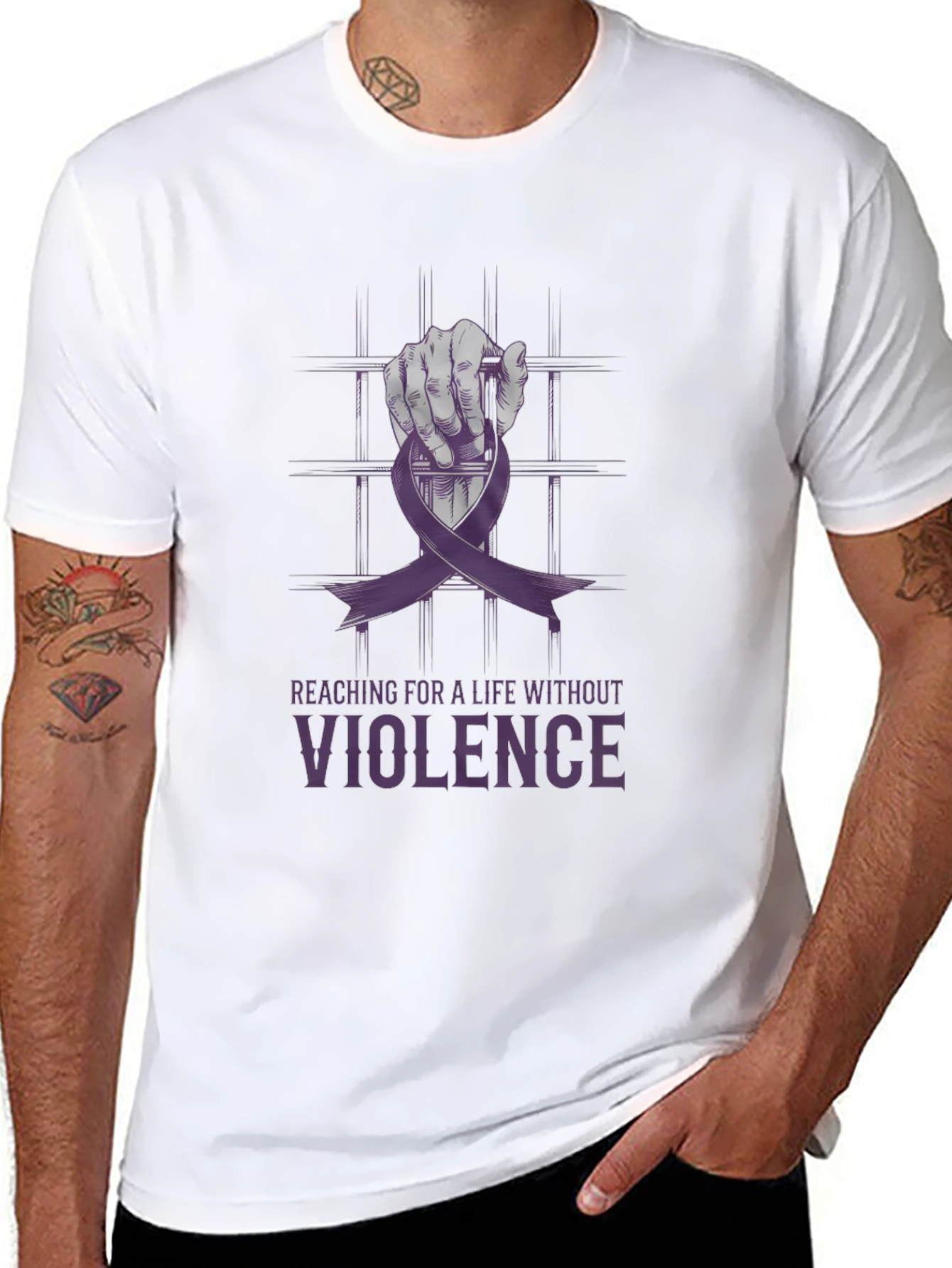 Violence Awareness Graphic Tee
