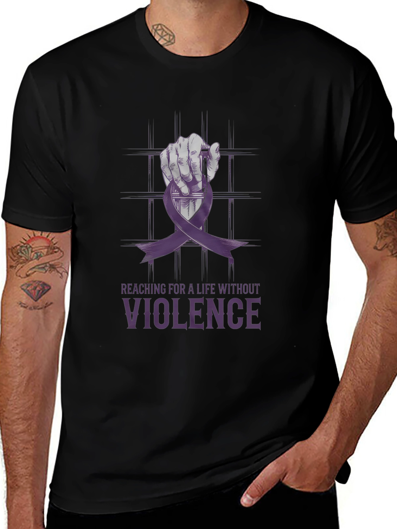 Violence Awareness Graphic Tee