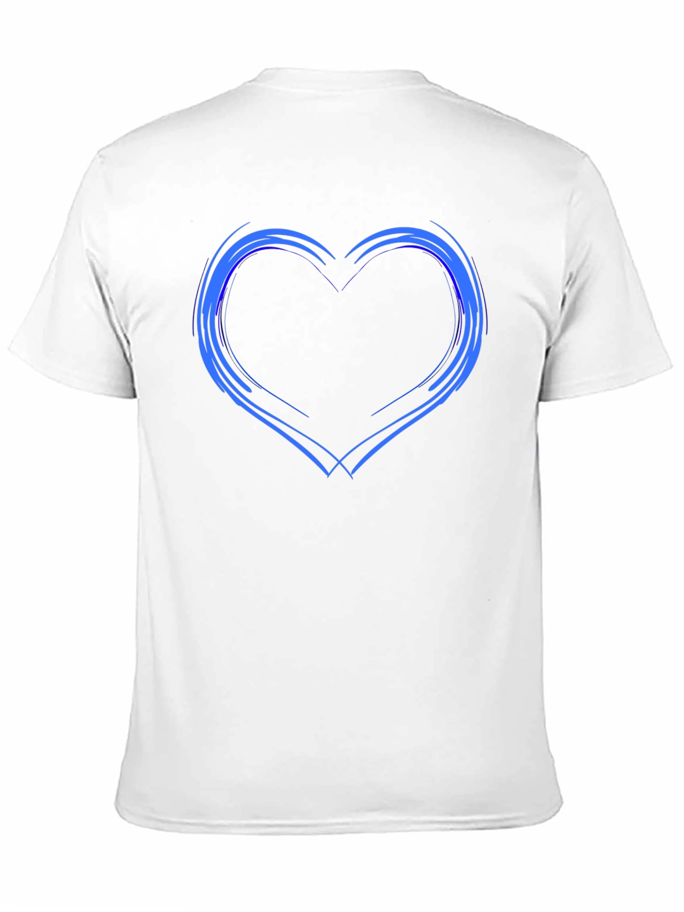 Heart Outline Black T-Shirt - Trendy Graphic Tee