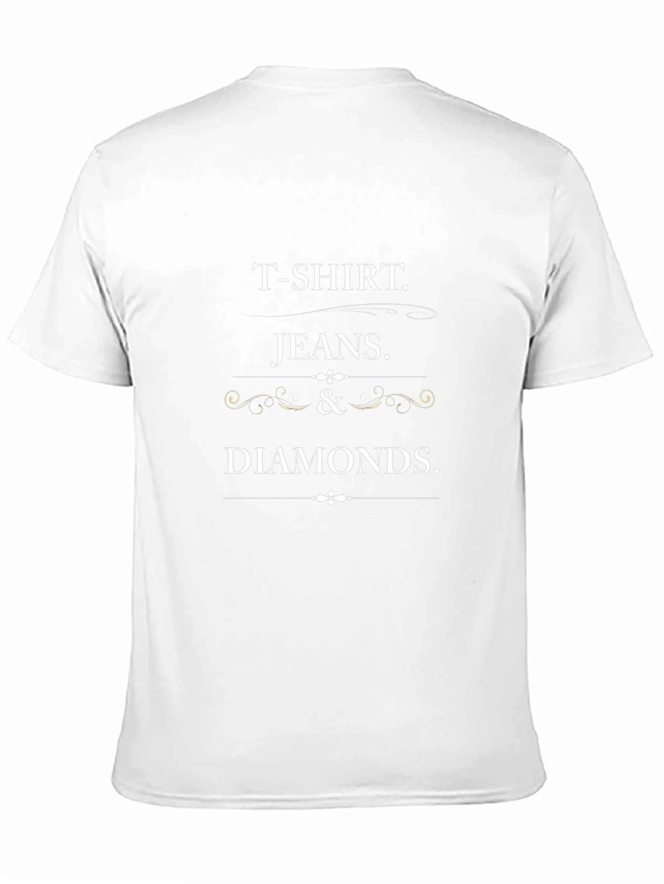 T-Shirt Jeans and Diamonds Crewneck Tee