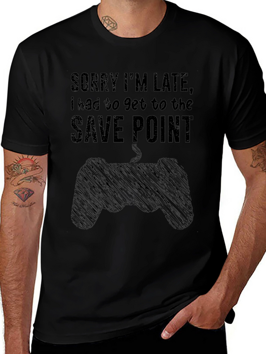 Gamer Save Point T-Shirt - Funny Video Game Tee