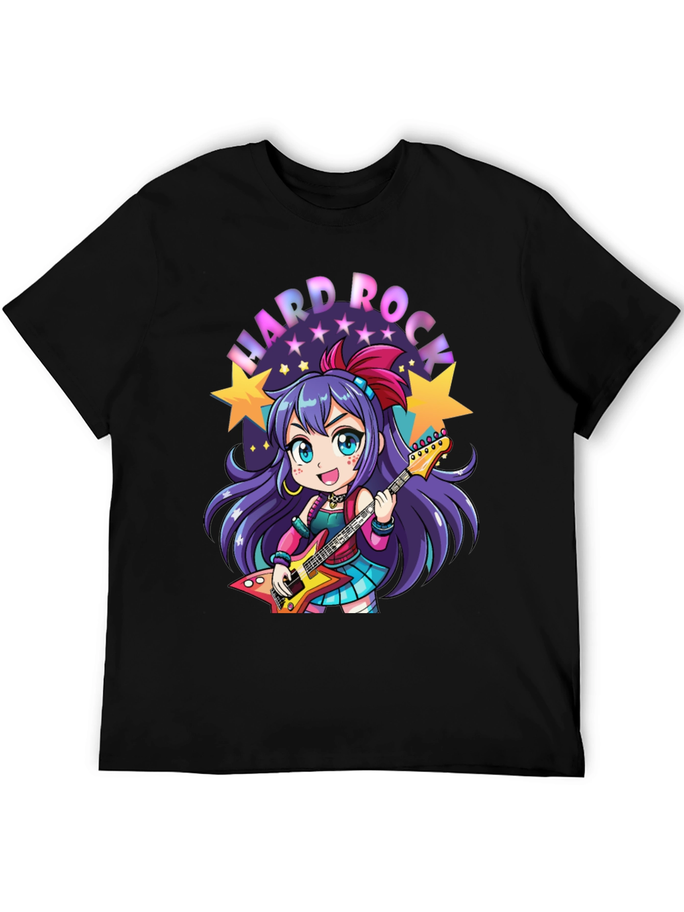 Hard Rock Anime Girl T-Shirt