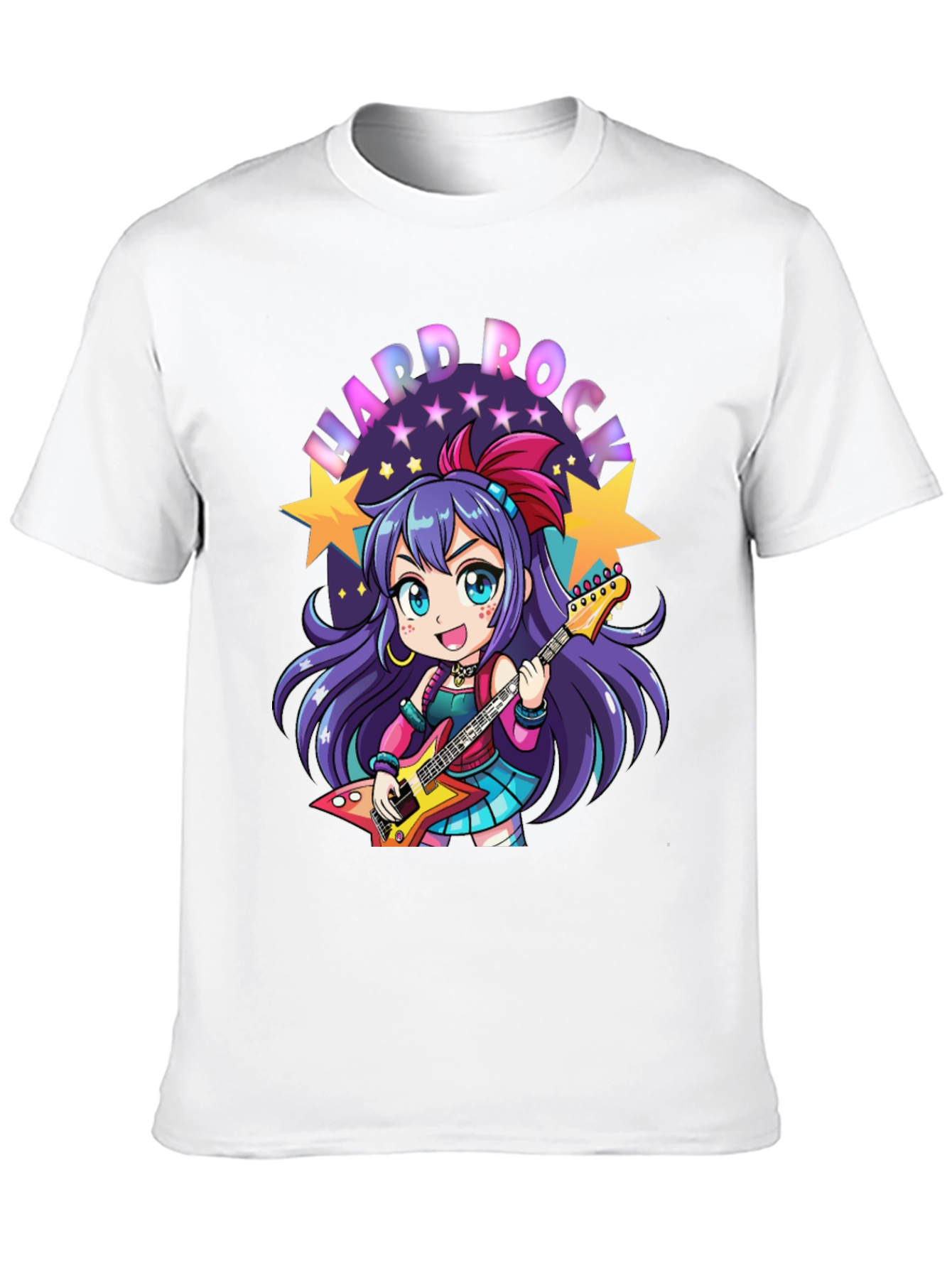 Hard Rock Anime Girl T-Shirt