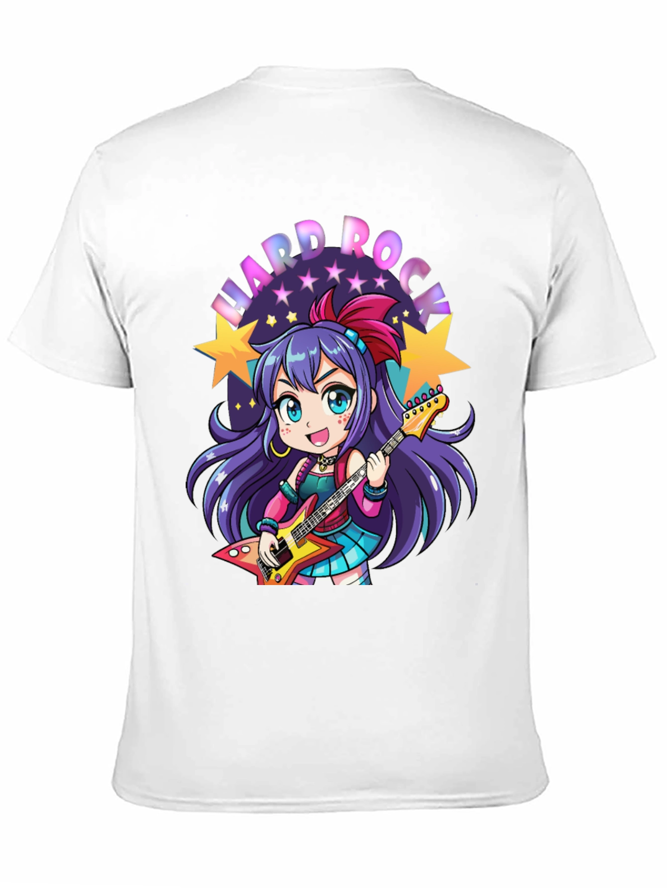 Hard Rock Anime Girl T-Shirt