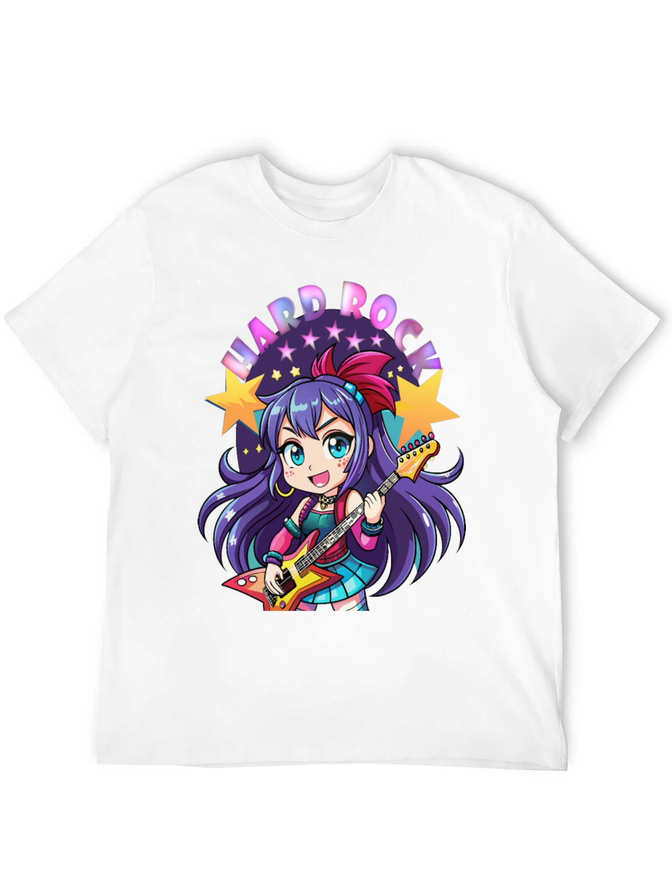 Hard Rock Anime Girl T-Shirt