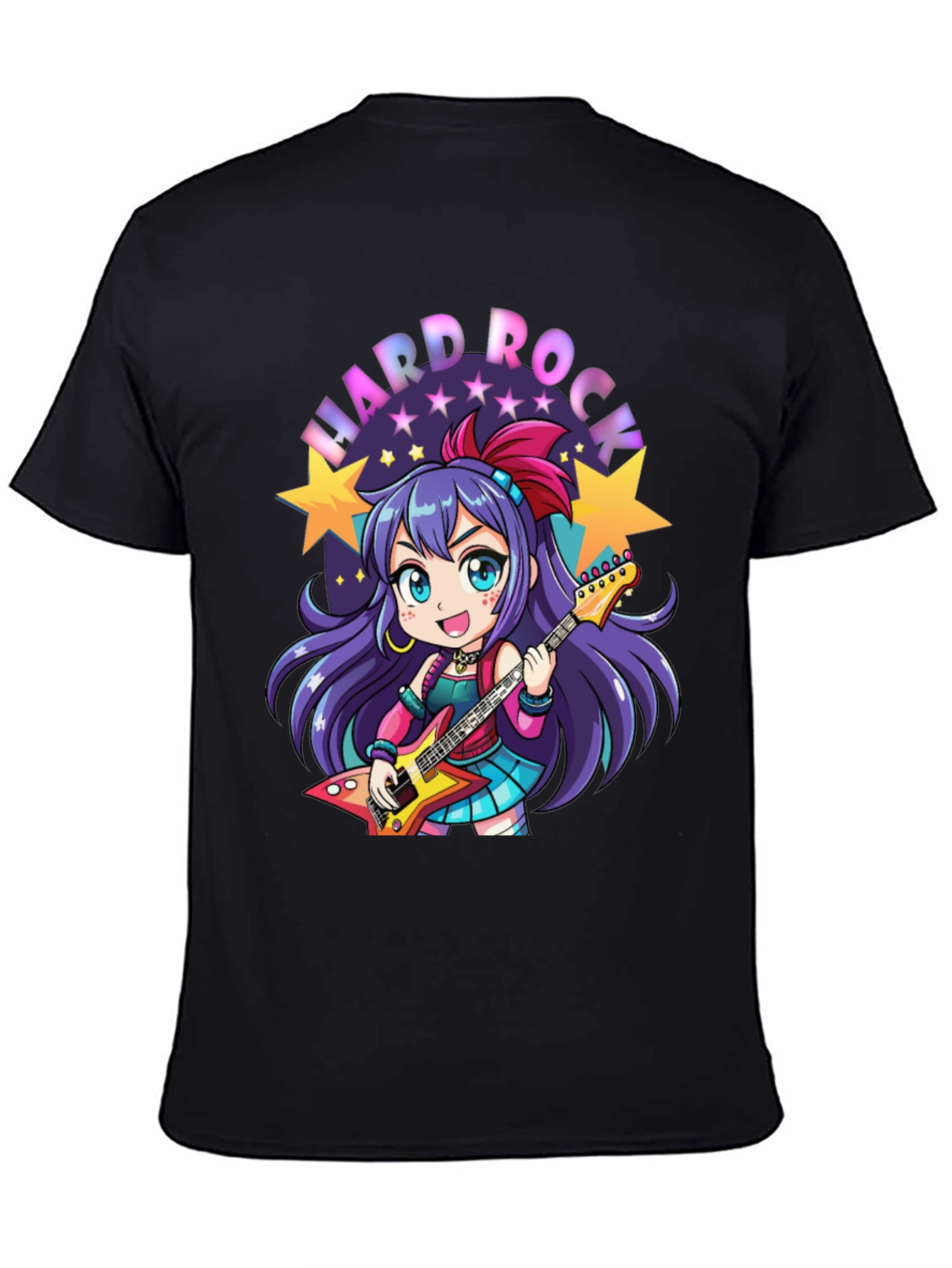 Hard Rock Anime Girl T-Shirt