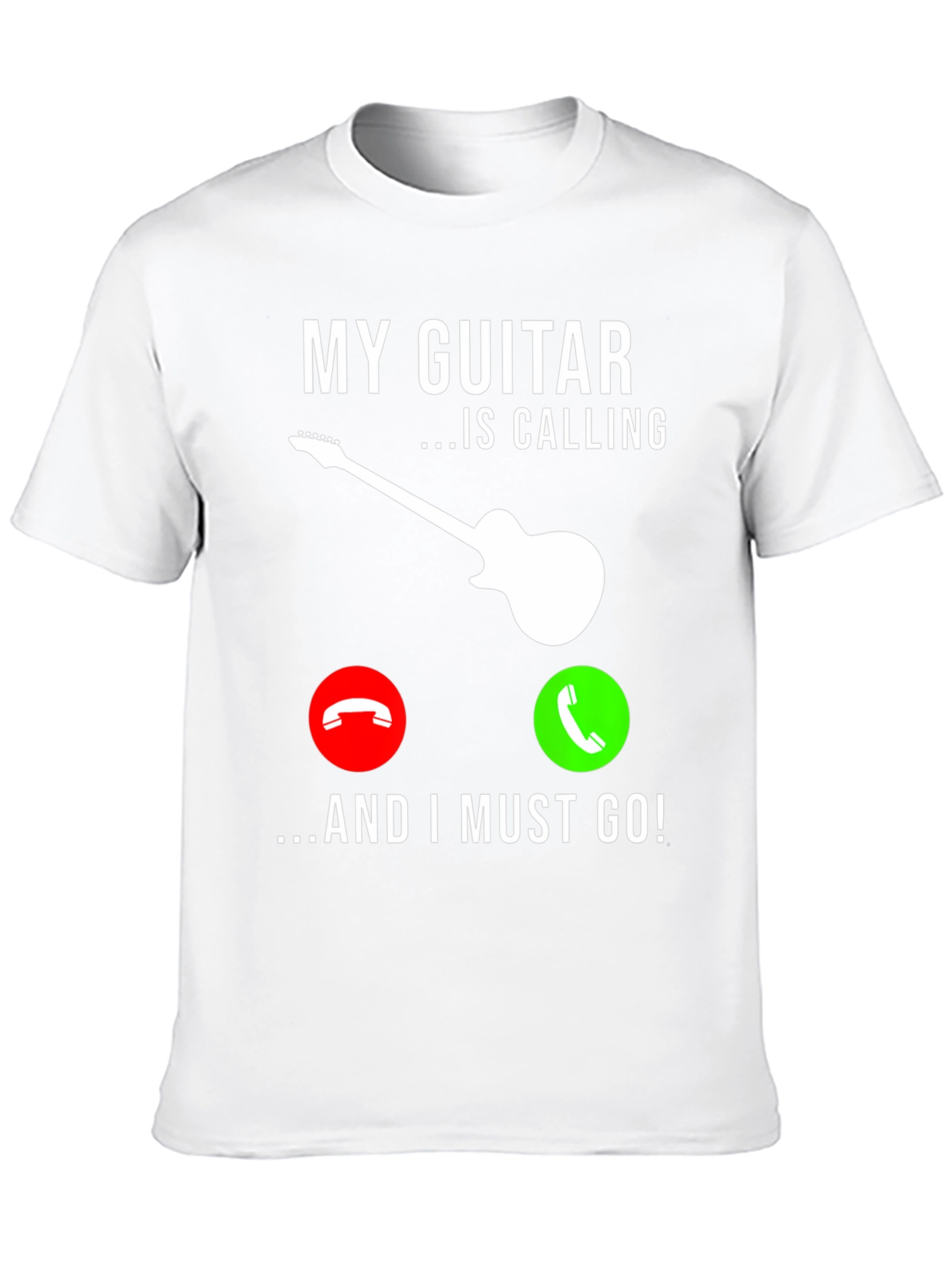 My Guitar Is Calling T-Shirt - Musician Graphic Tee