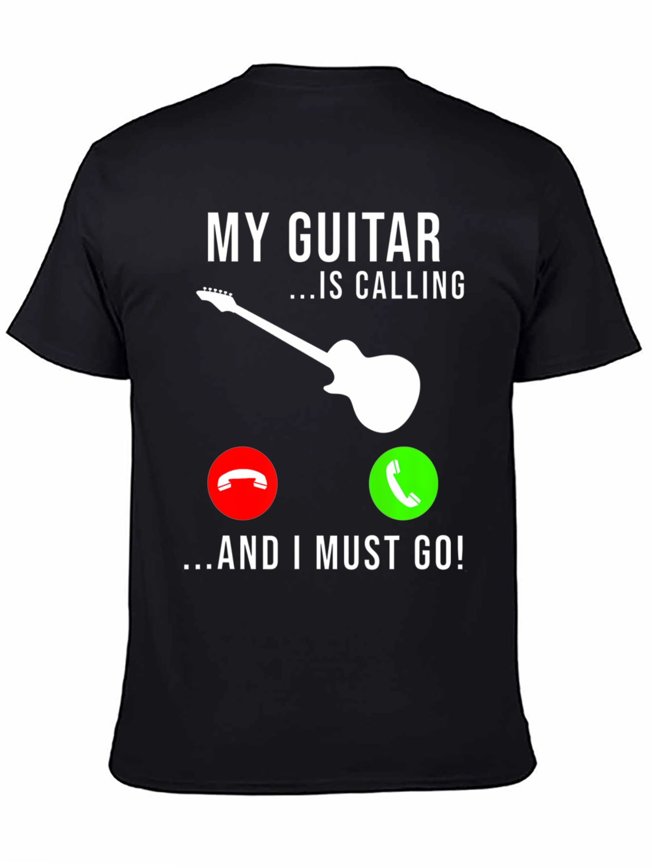 My Guitar Is Calling T-Shirt - Musician Graphic Tee