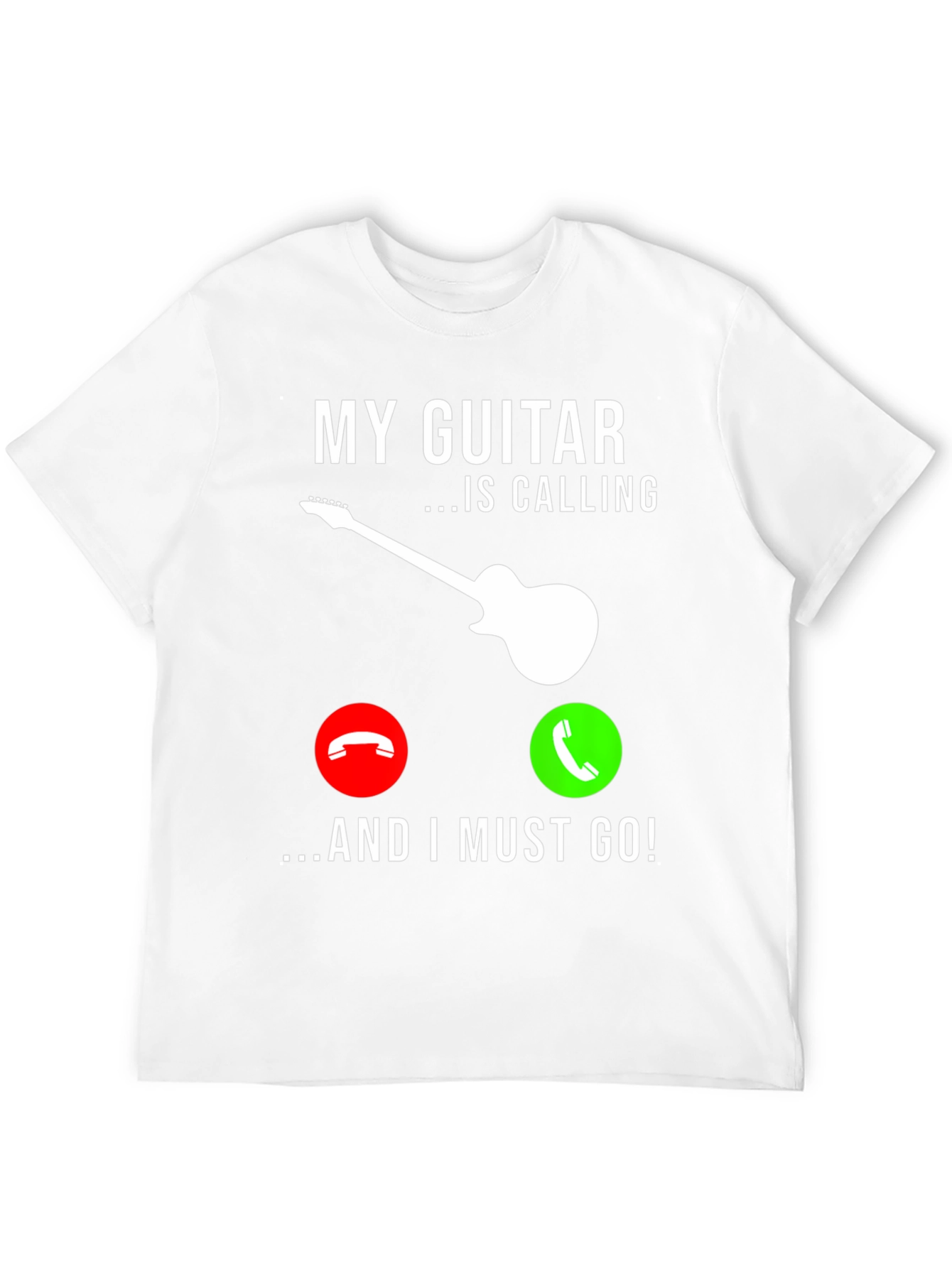 My Guitar Is Calling T-Shirt - Musician Graphic Tee