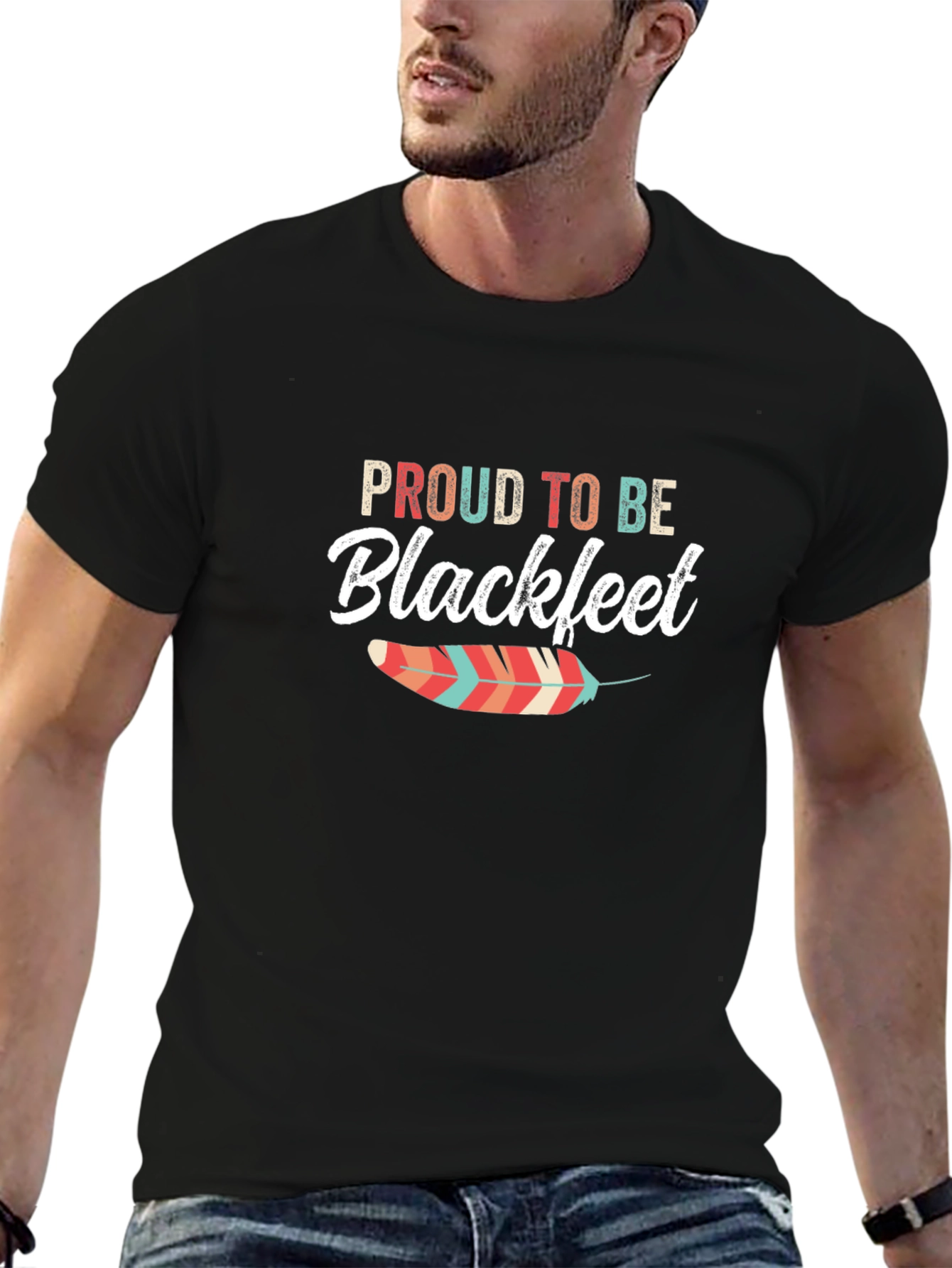 Proud to Be Blackfeet Graphic T-Shirt