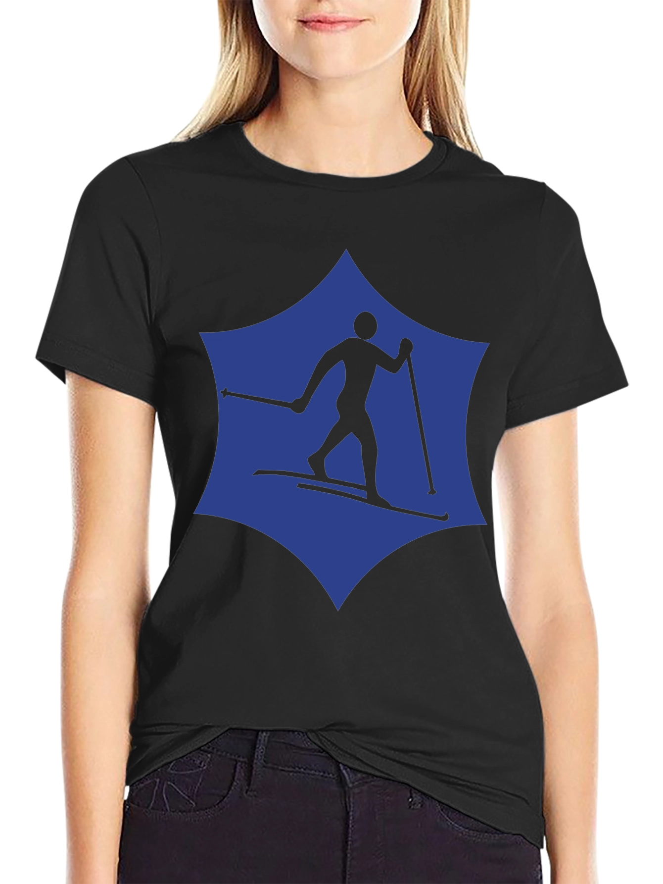 Ski Graphic Tee - Classic Sport Design