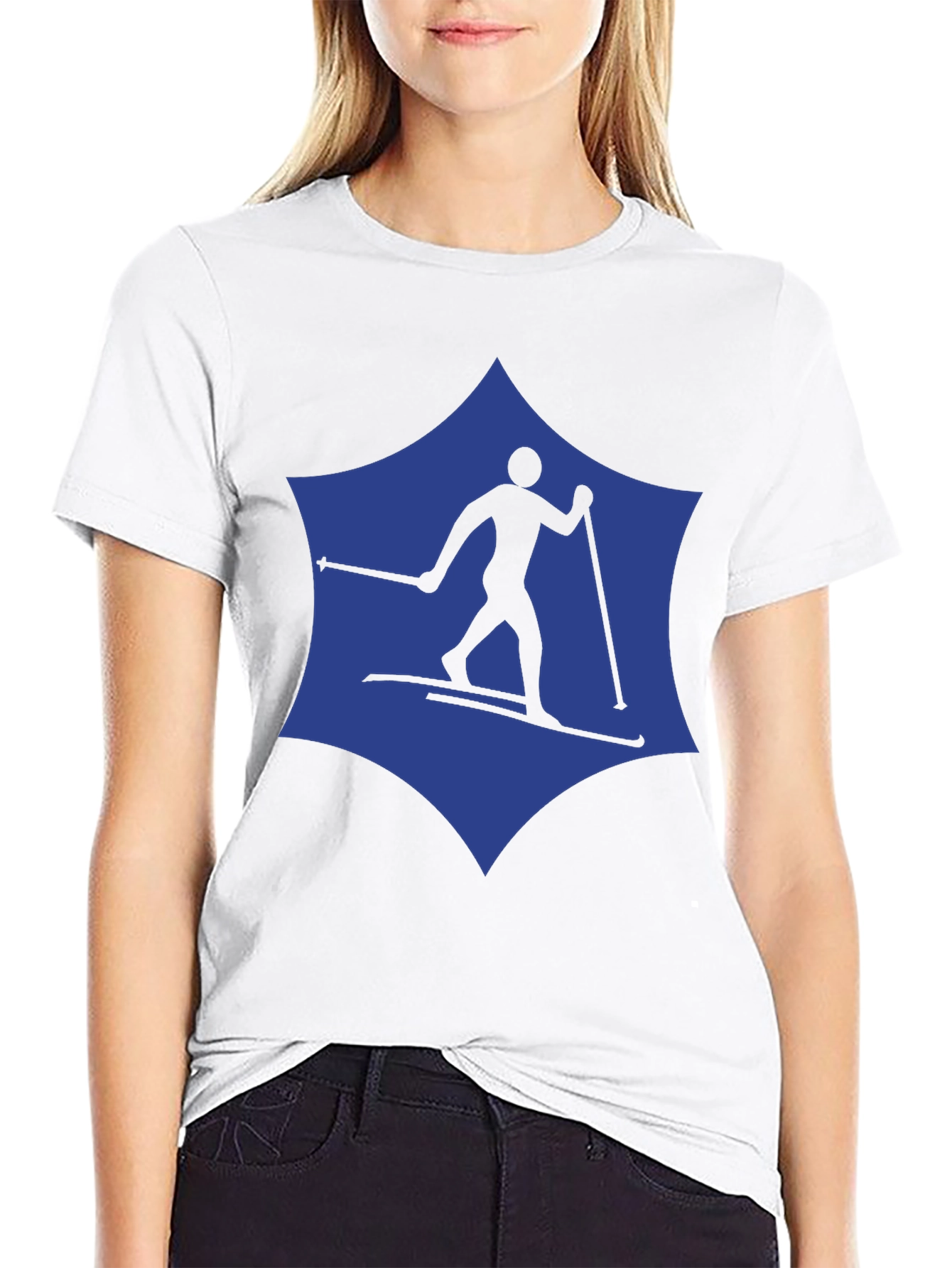 Ski Graphic Tee - Classic Sport Design