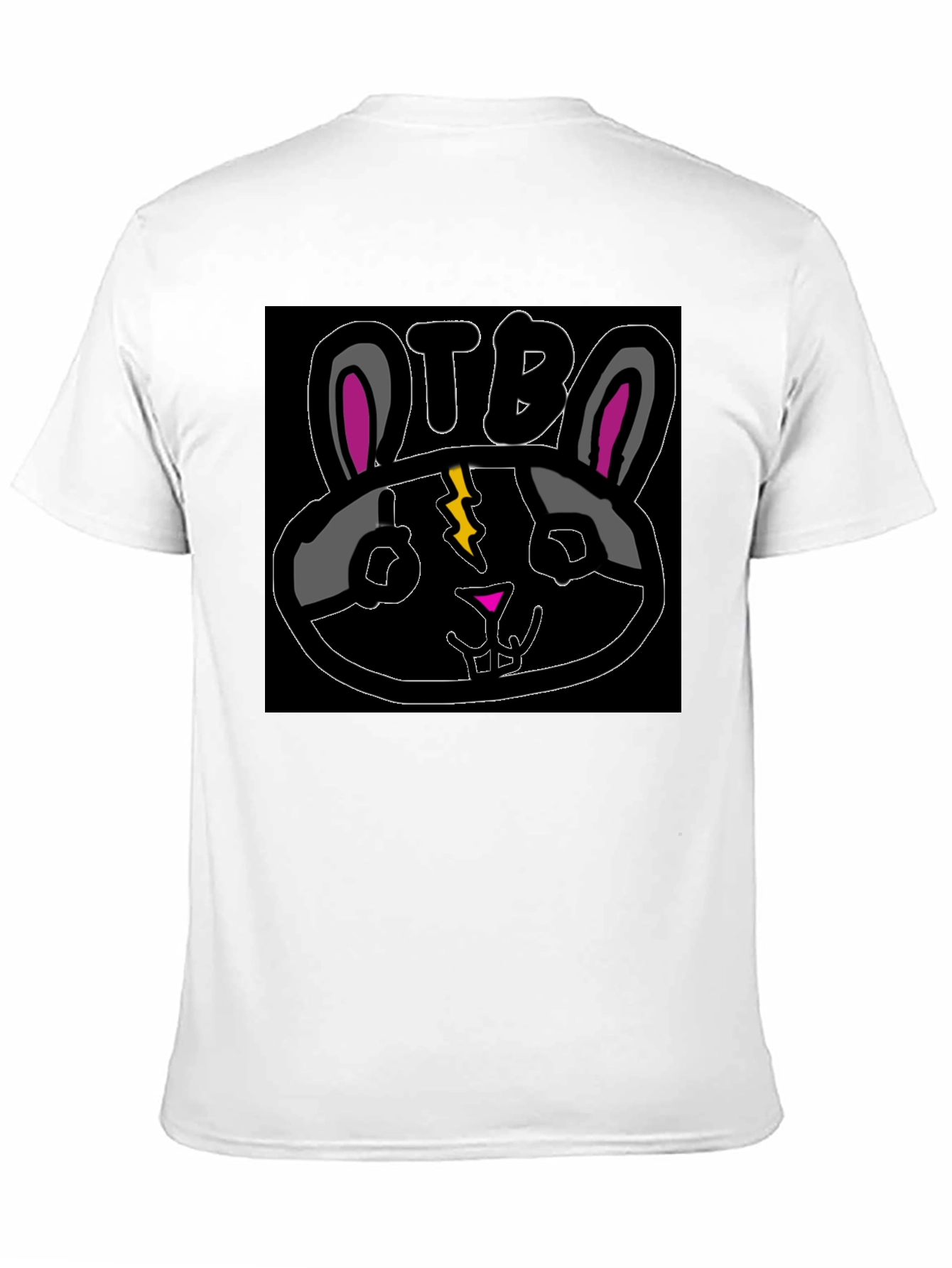 OTB Bunny Graphic T-Shirt - Black