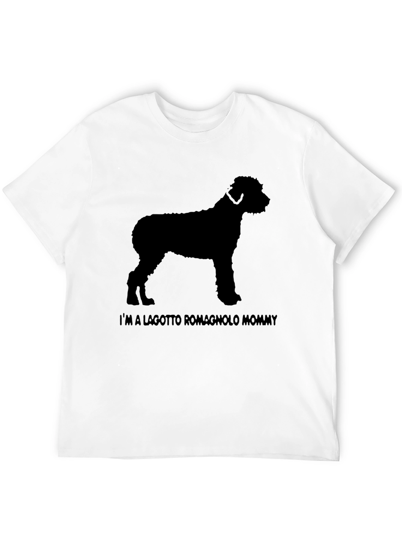 Lagotto Romagnolo Dog Mommy Black T-Shirt