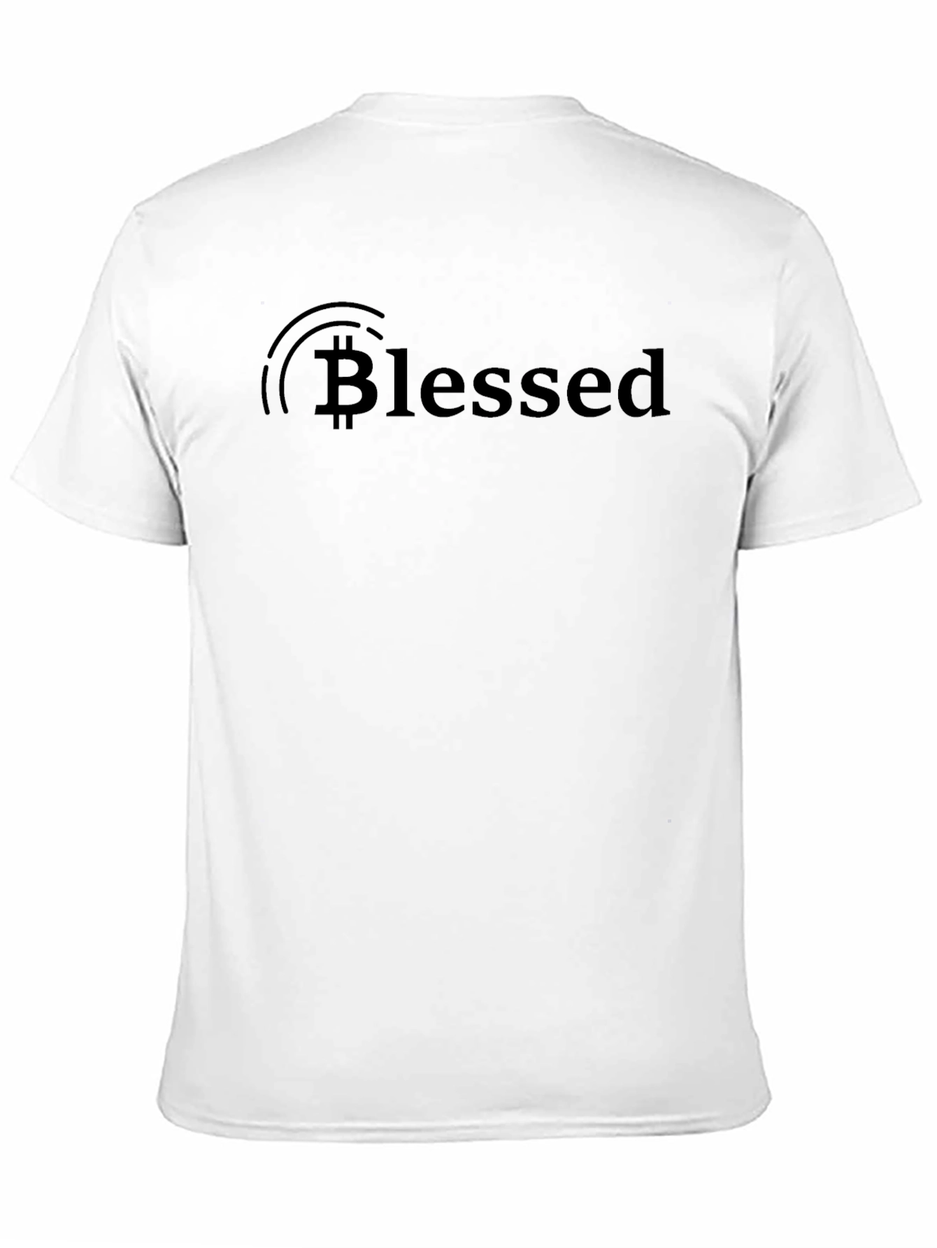 Blessed Bitcoin Graphic Tee - Stylish Crypto Apparel