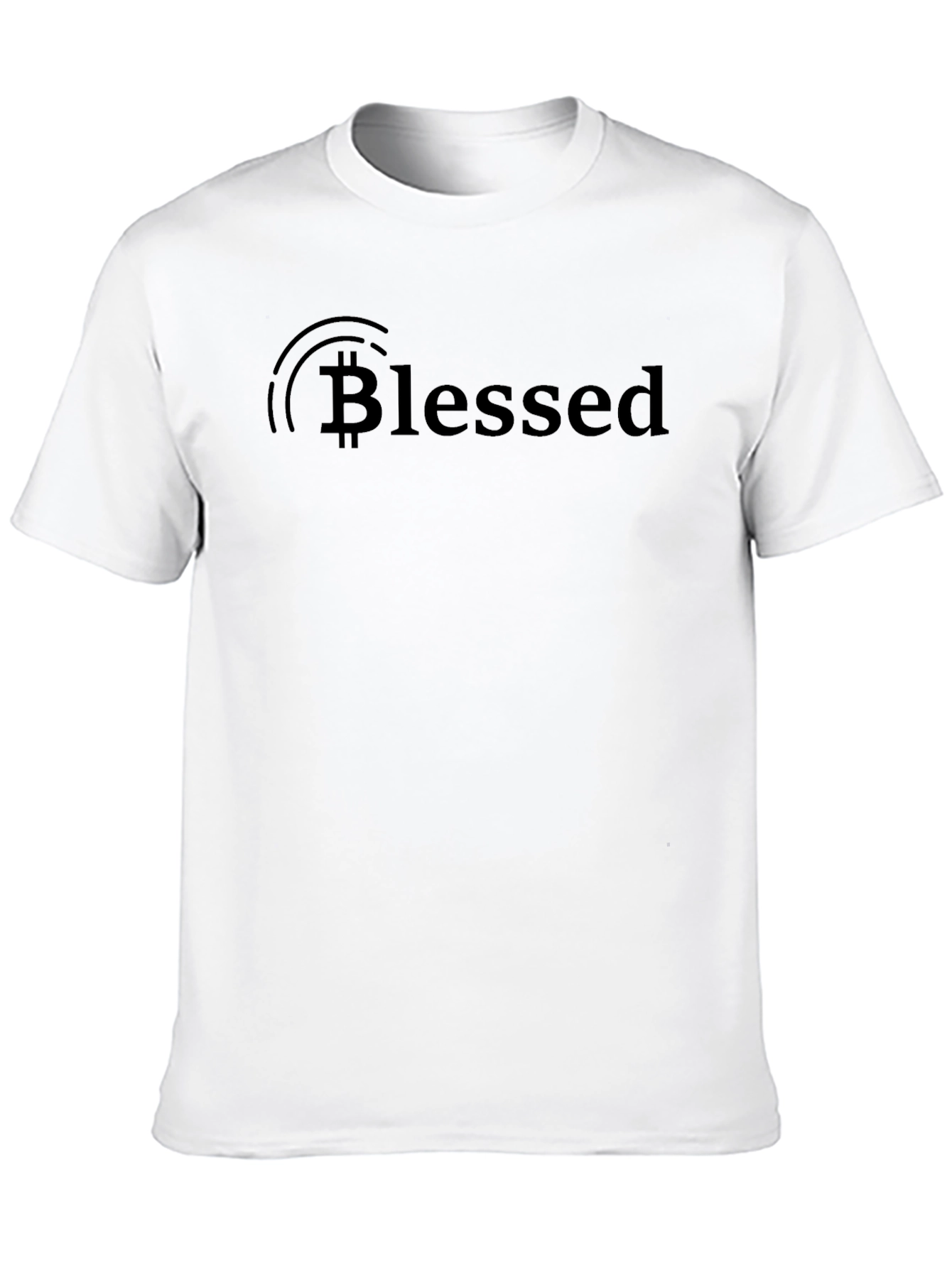 Blessed Bitcoin Graphic Tee - Stylish Crypto Apparel