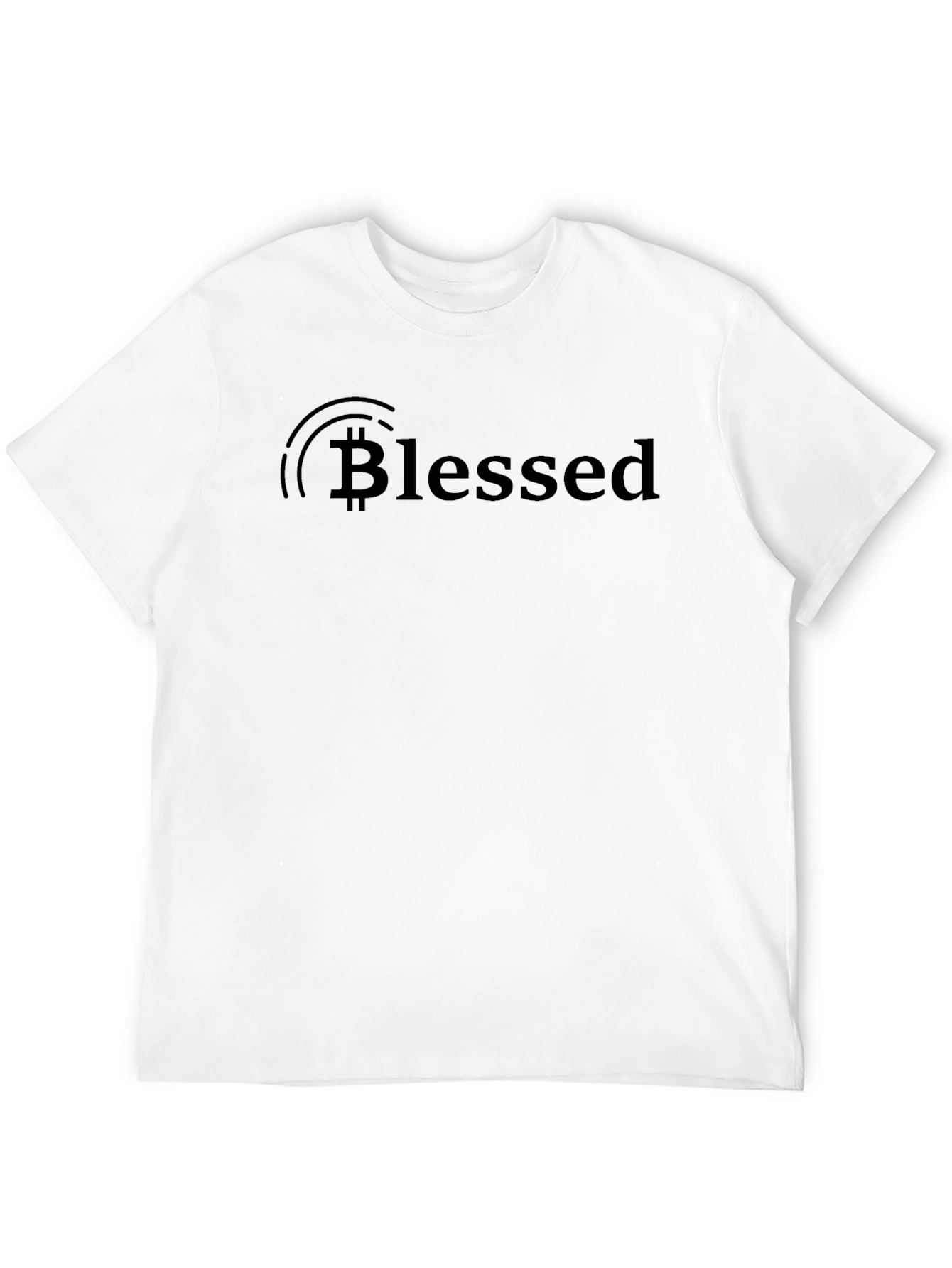 Blessed Bitcoin Graphic Tee - Stylish Crypto Apparel