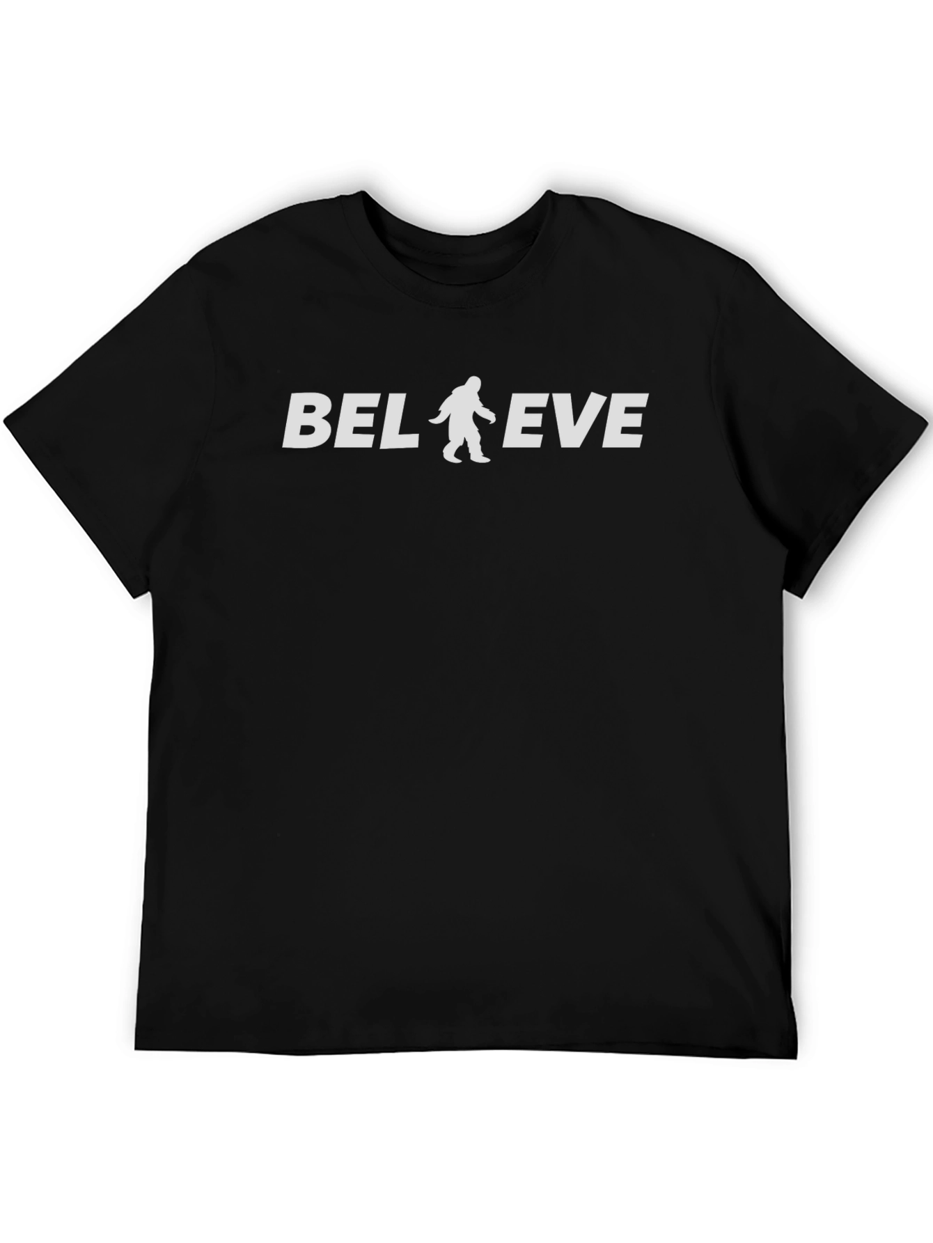 Believe Bigfoot T-Shirt - Black