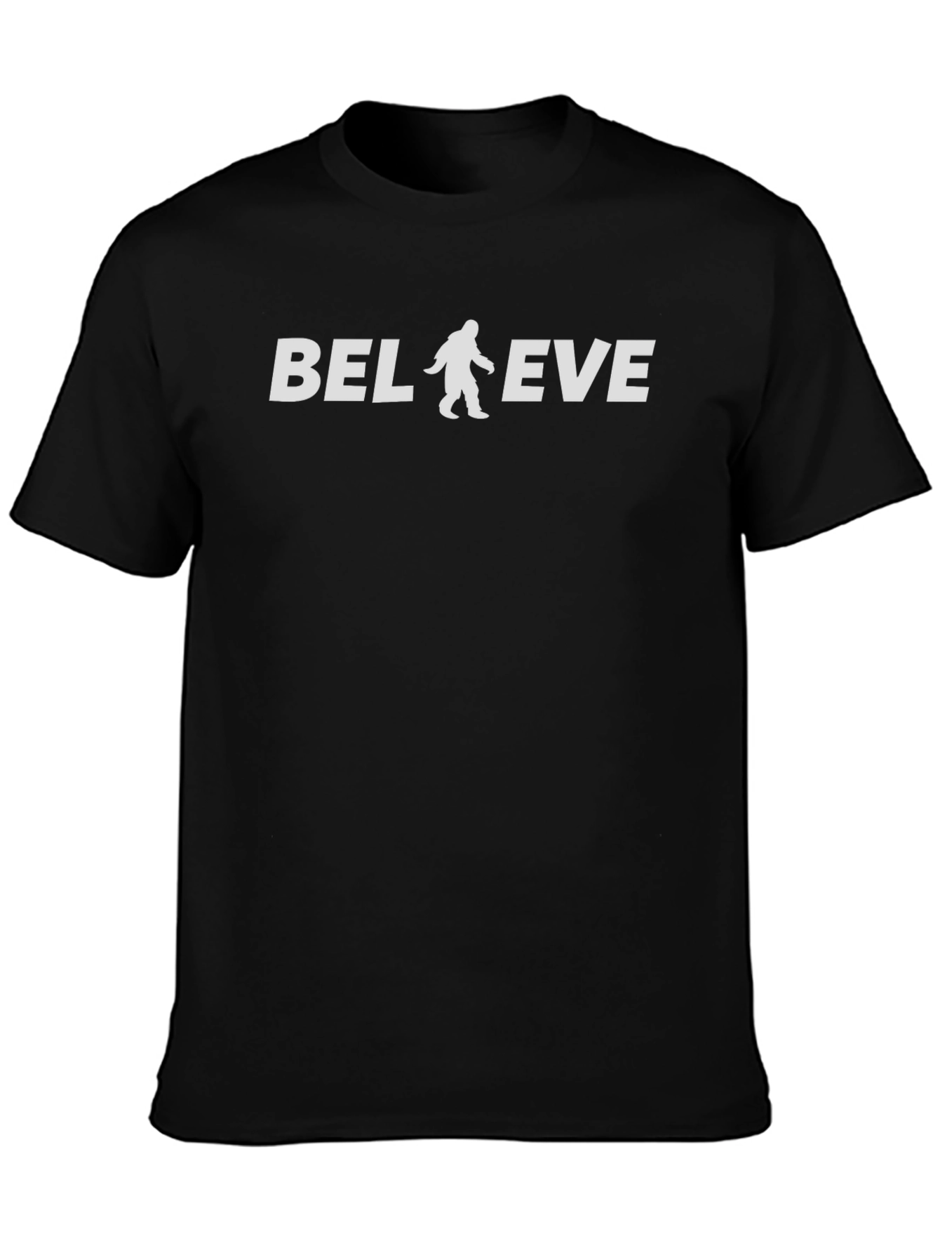 Believe Bigfoot T-Shirt - Black