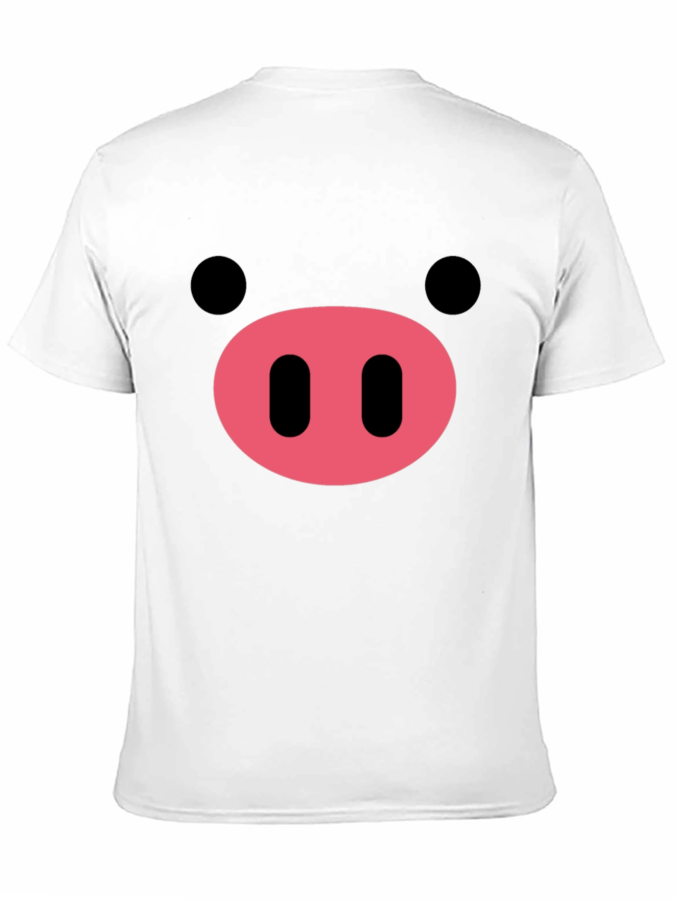 Pig Face Graphic T-Shirt - Black Cotton Tee