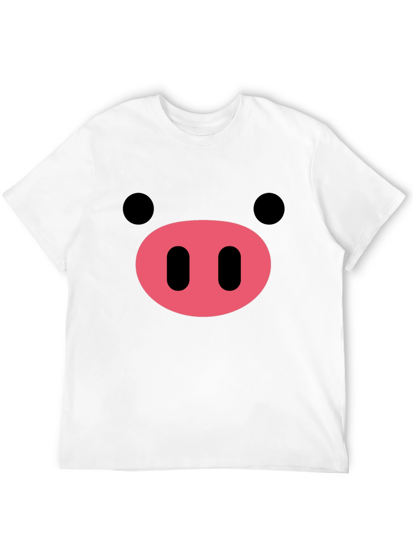 Pig Face Graphic T-Shirt - Black Cotton Tee