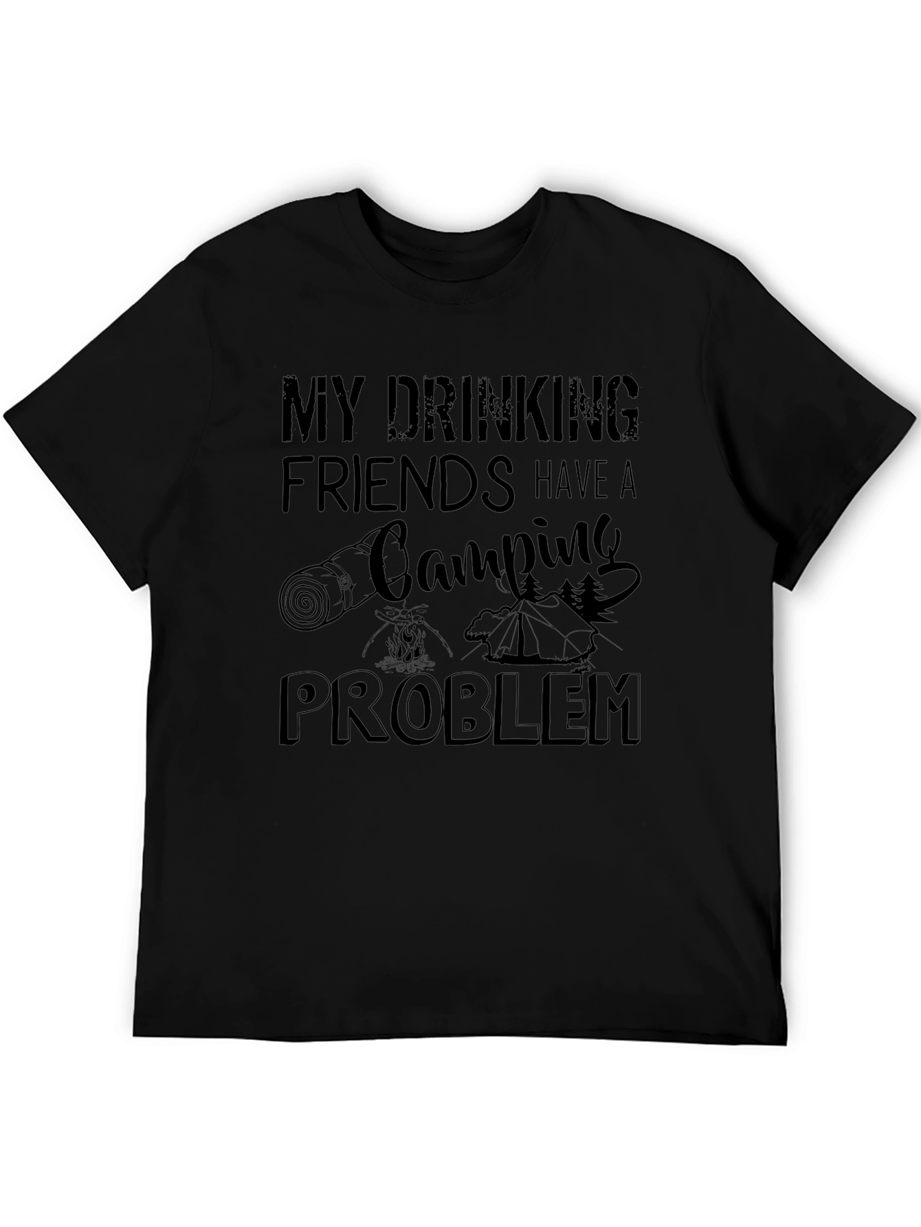 Camping Problem T-Shirt Funny Camping Trip Tee