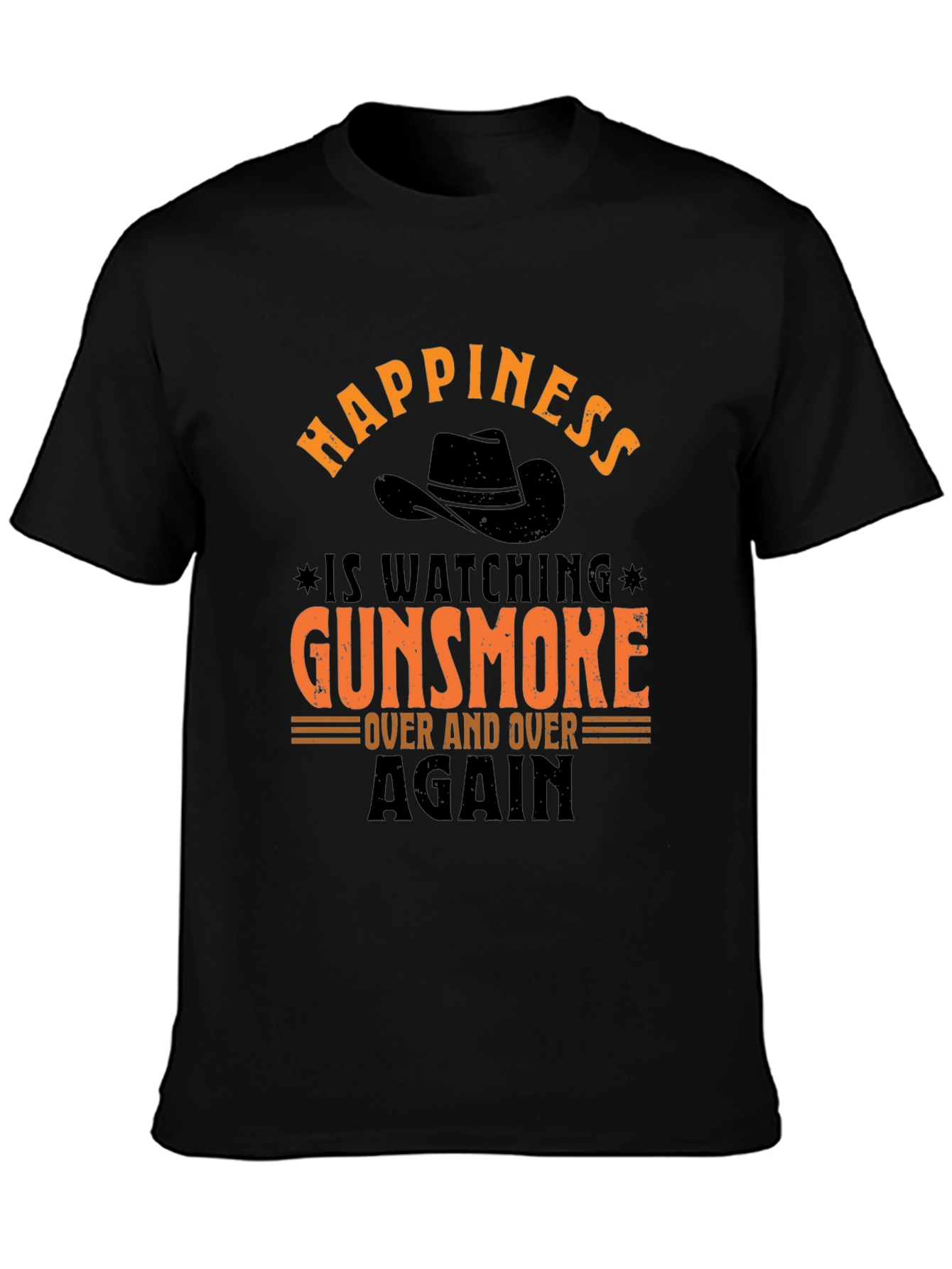 Gunsmoke Fan T-Shirt - Happiness is Watching