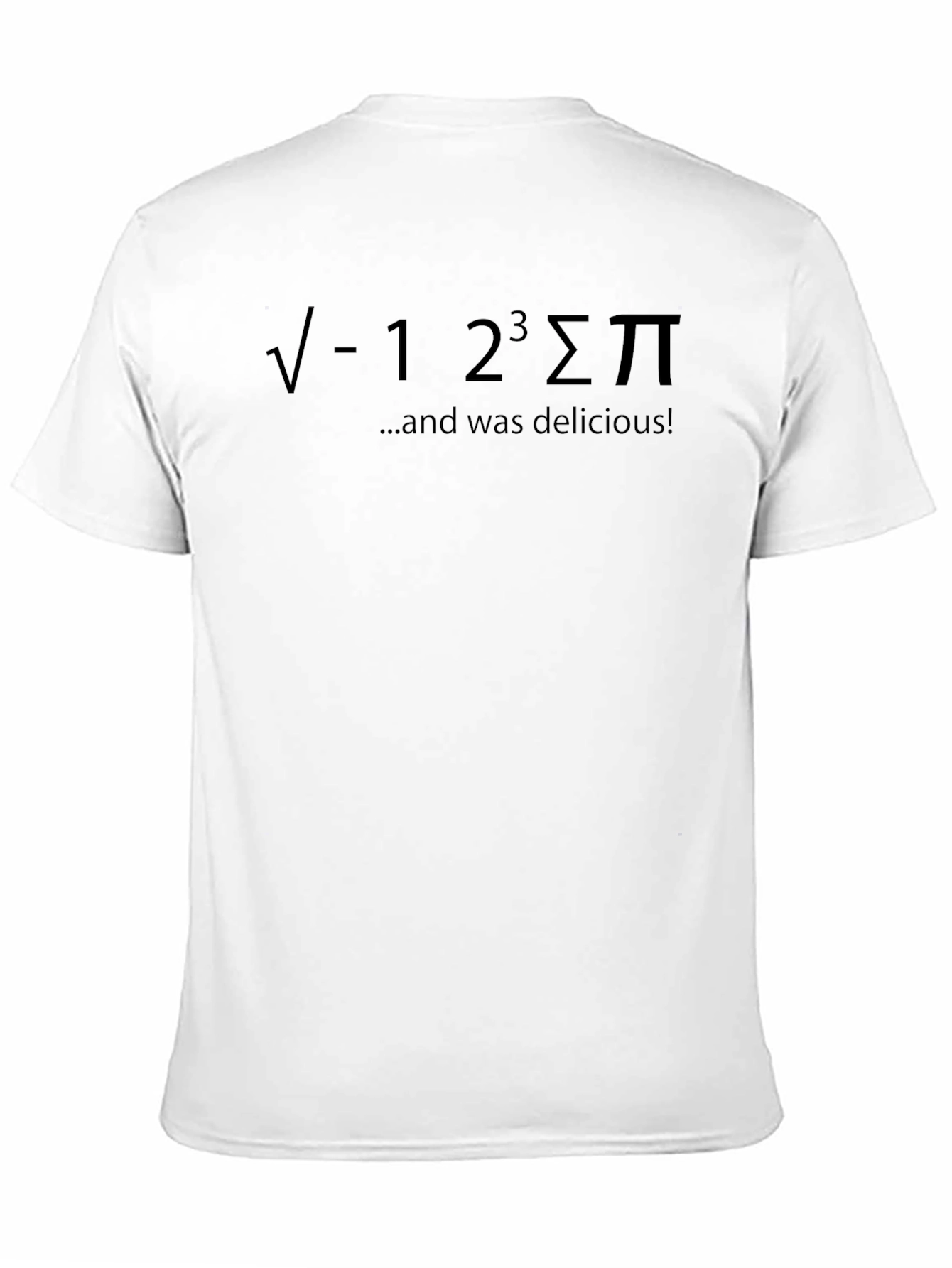 Math Humor T-Shirt - I ate some pi
