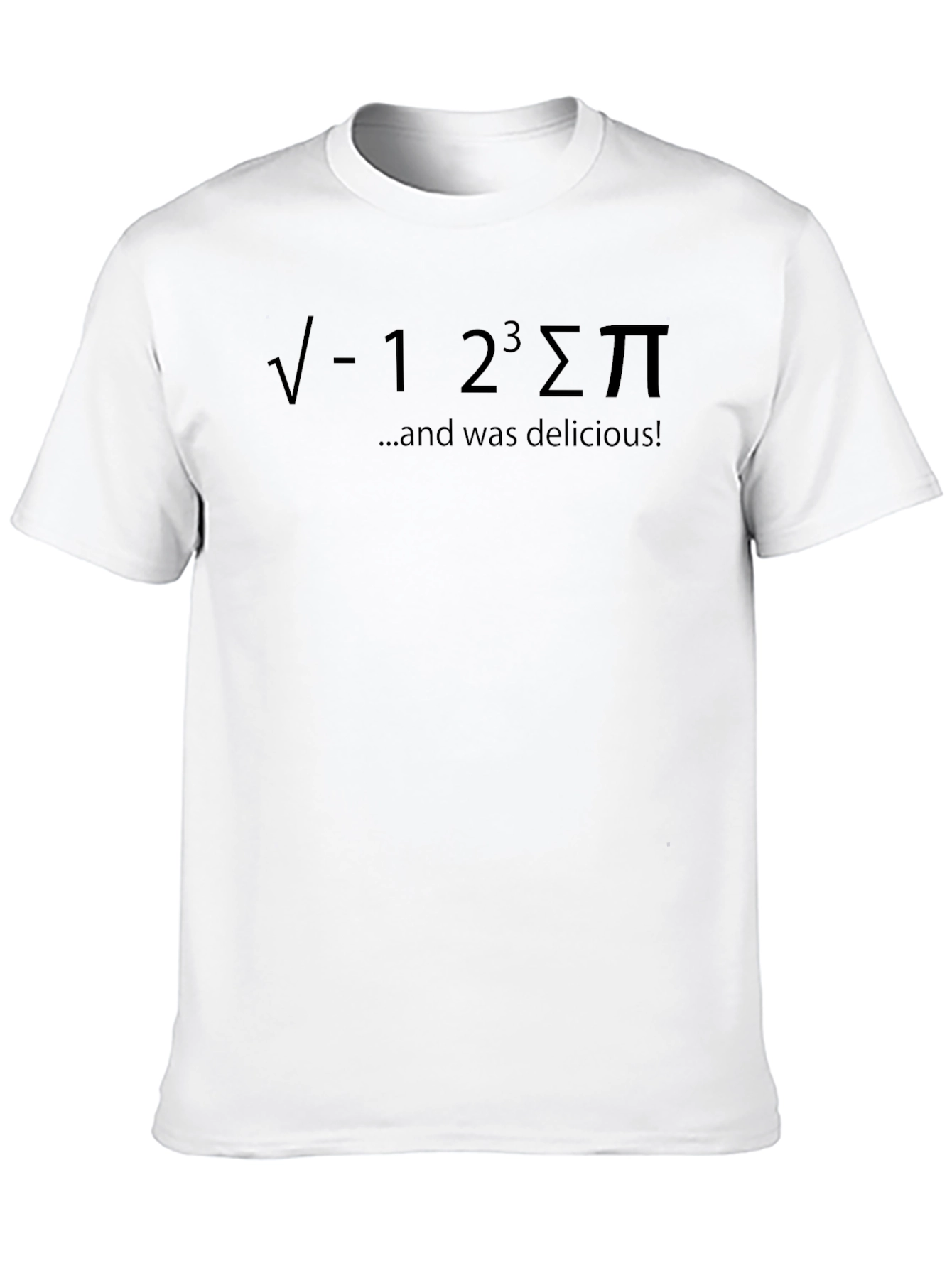 Math Humor T-Shirt - I ate some pi