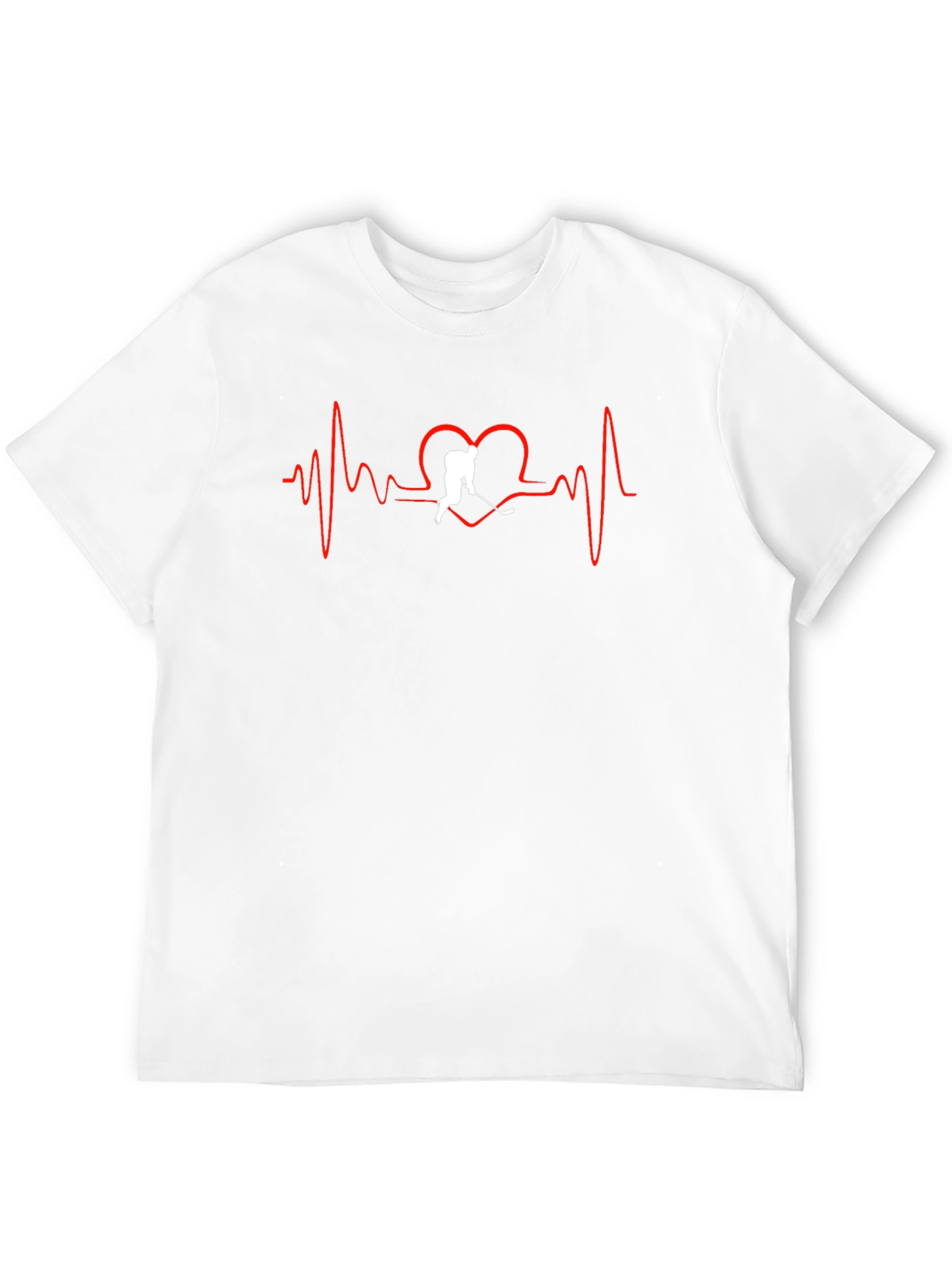 Hockey Heartbeat Graphic T-Shirt