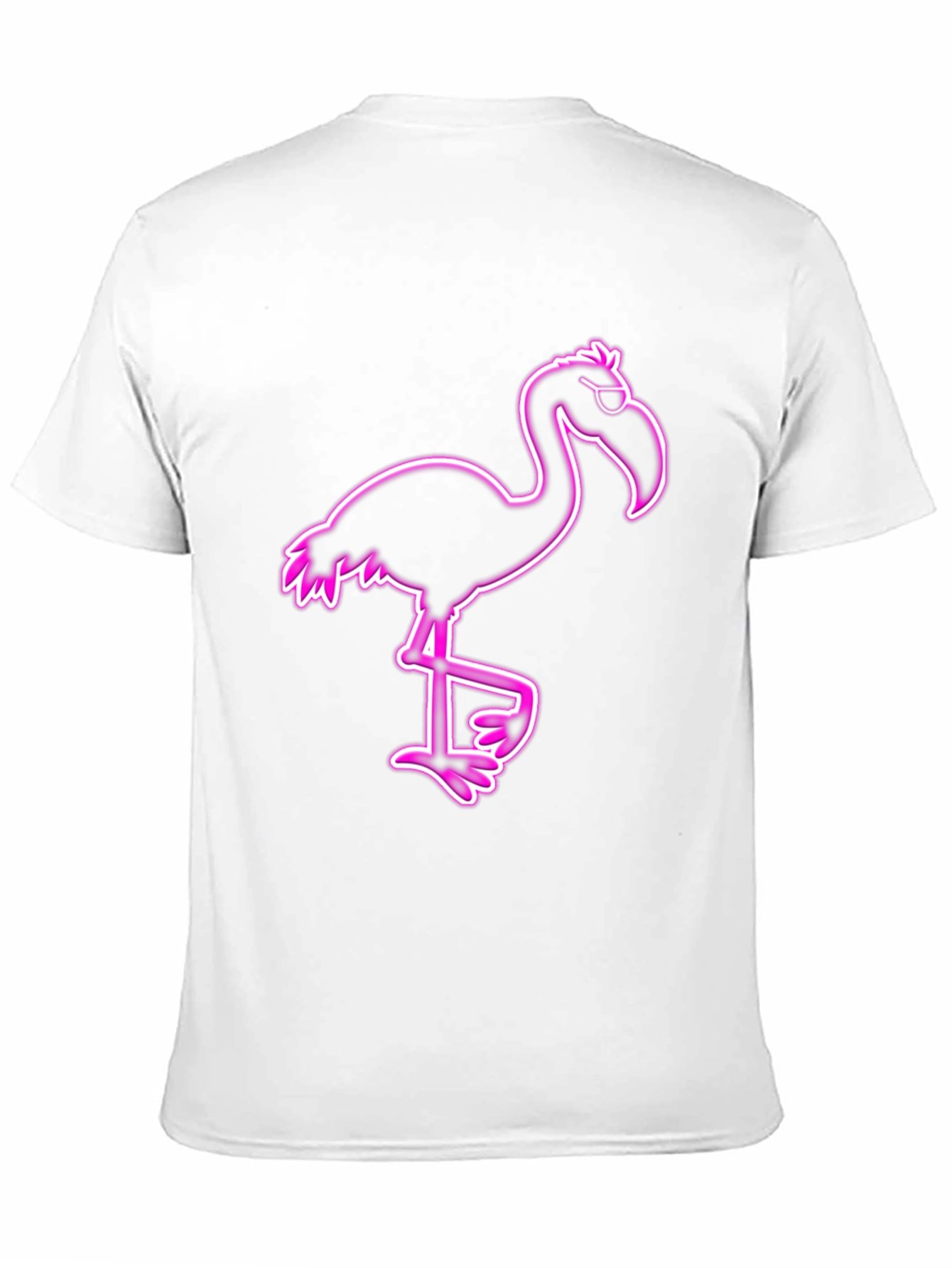 Cool Flamingo Graphic Tee - Black
