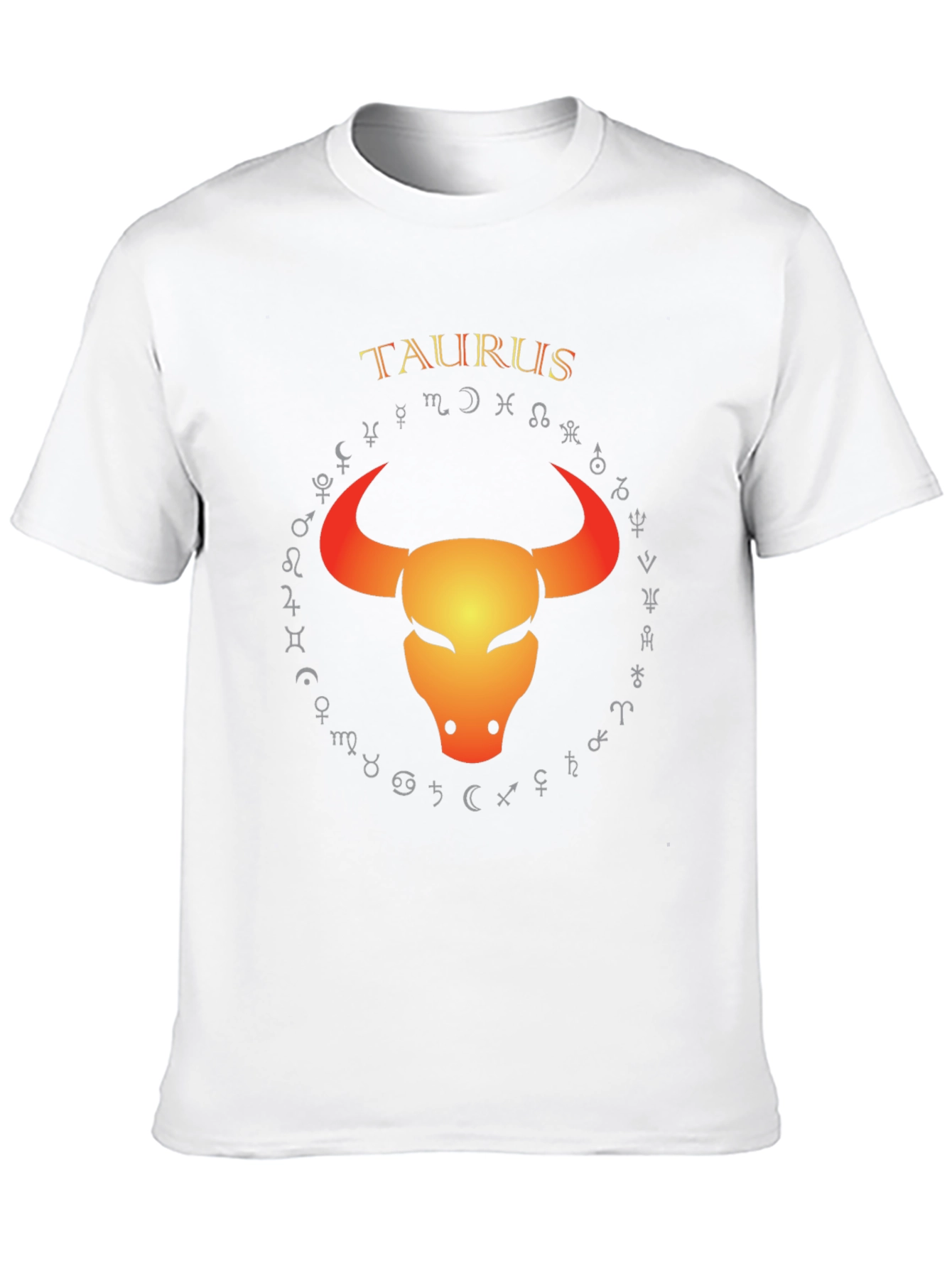 Taurus Zodiac T-Shirt - Bull Symbol Graphic Tee