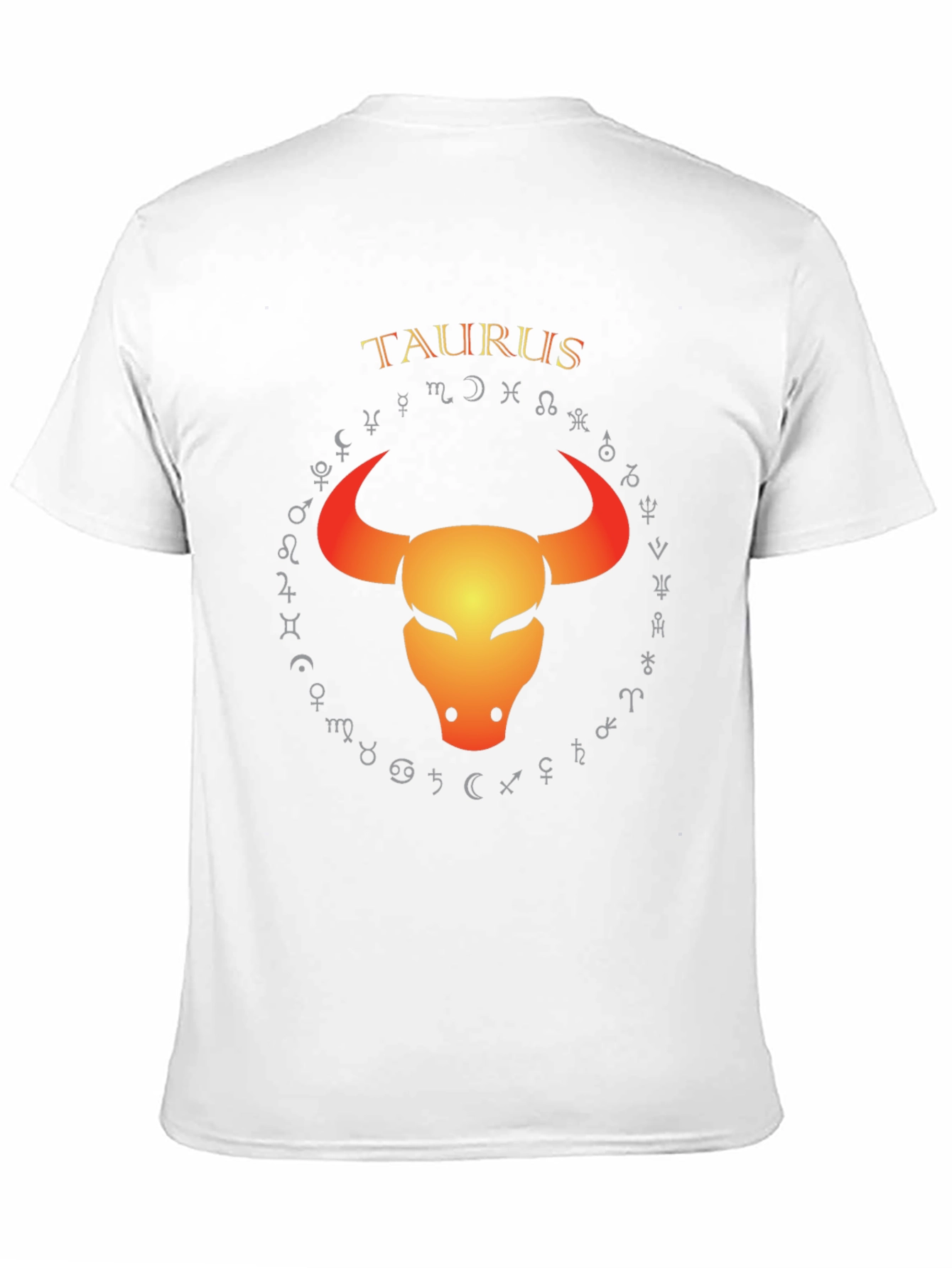 Taurus Zodiac T-Shirt - Bull Symbol Graphic Tee