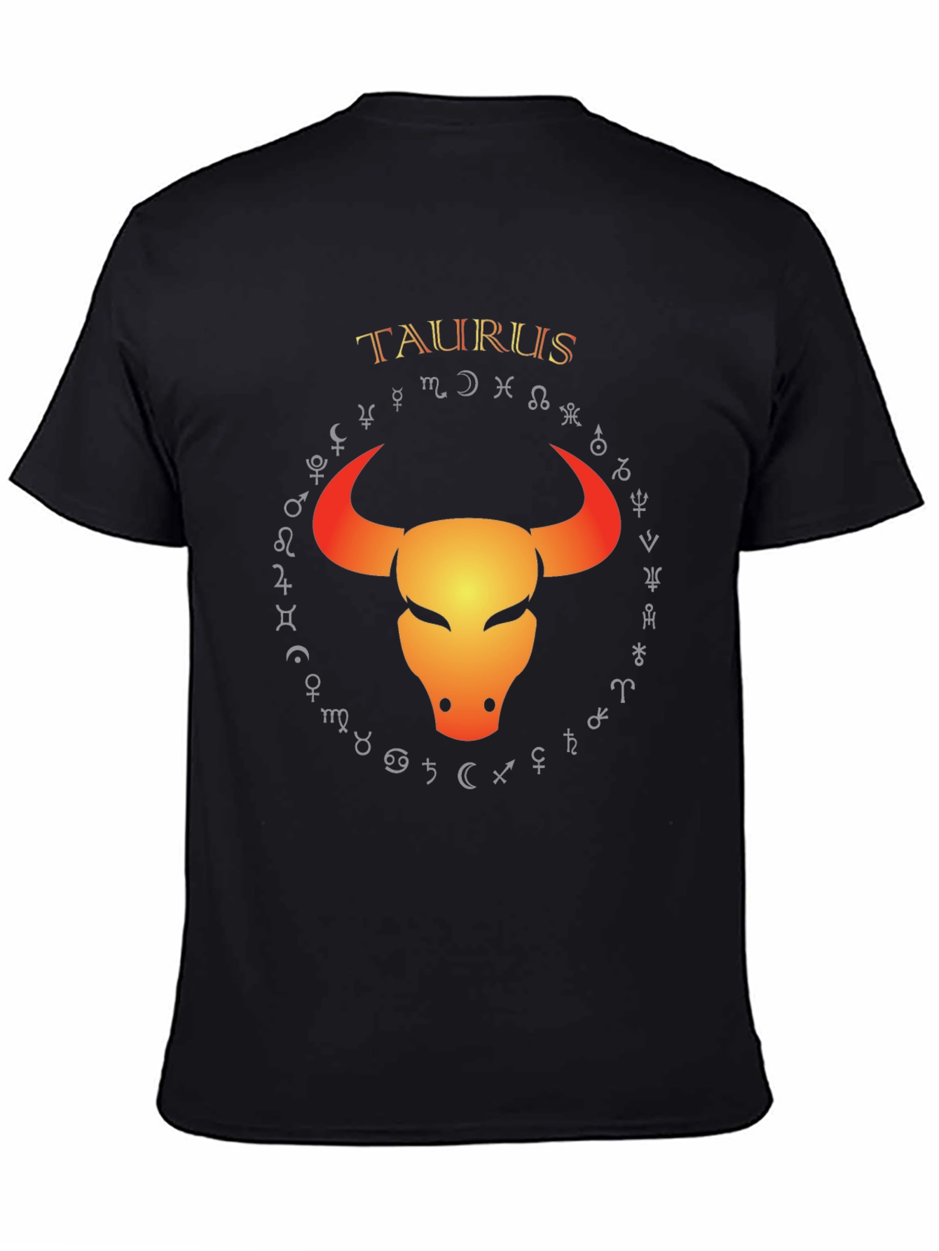 Taurus Zodiac T-Shirt - Bull Symbol Graphic Tee