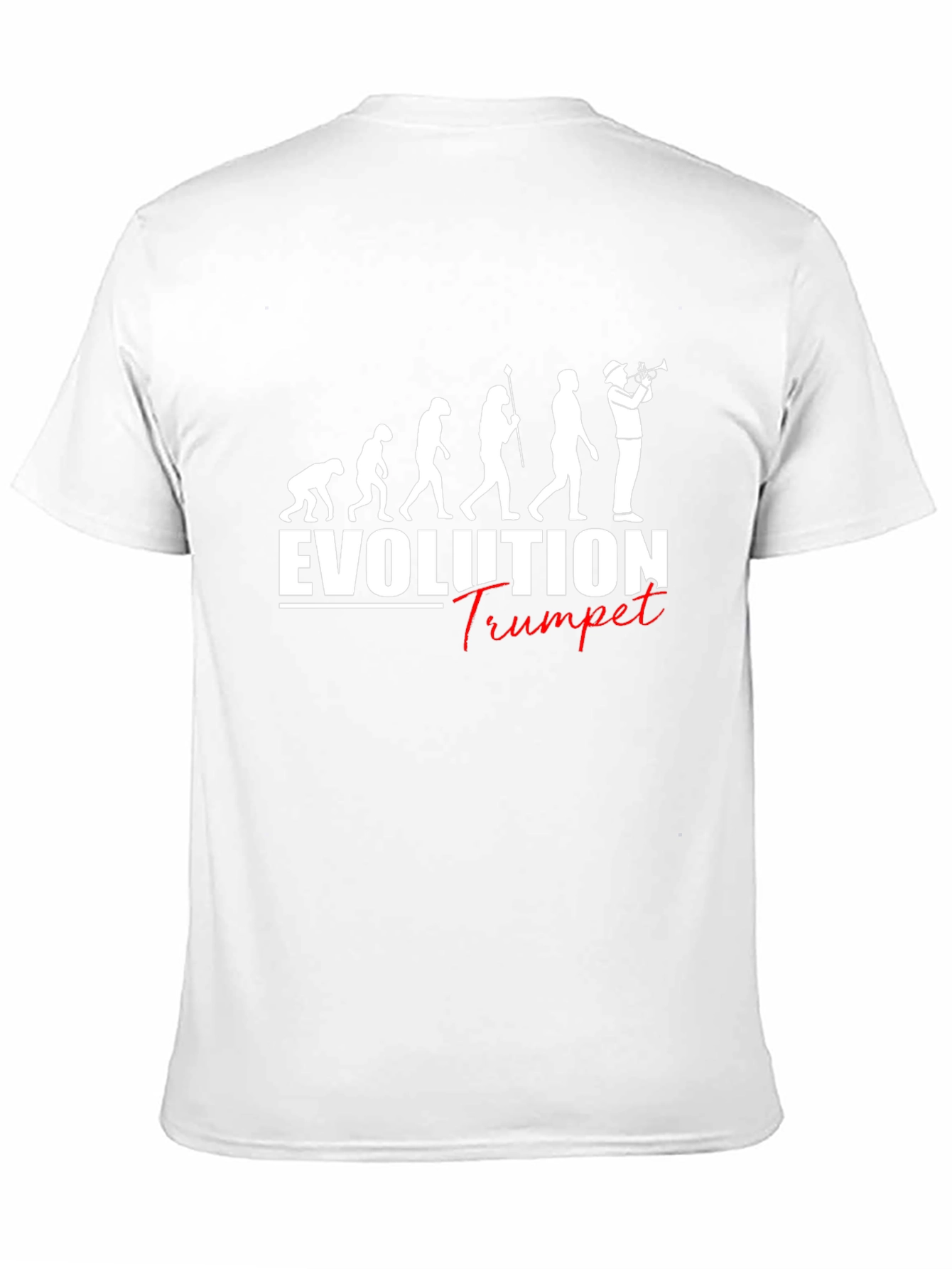 Evolution Trumpet T-Shirt - Humorous Musician Tee