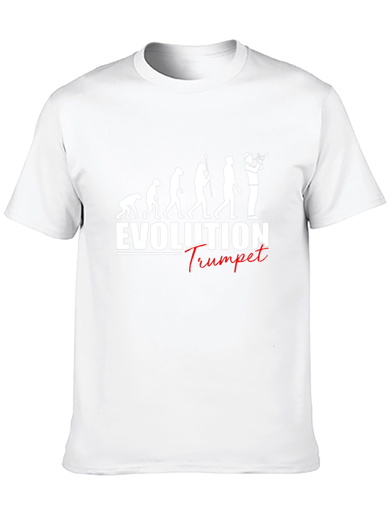 Evolution Trumpet T-Shirt - Humorous Musician Tee