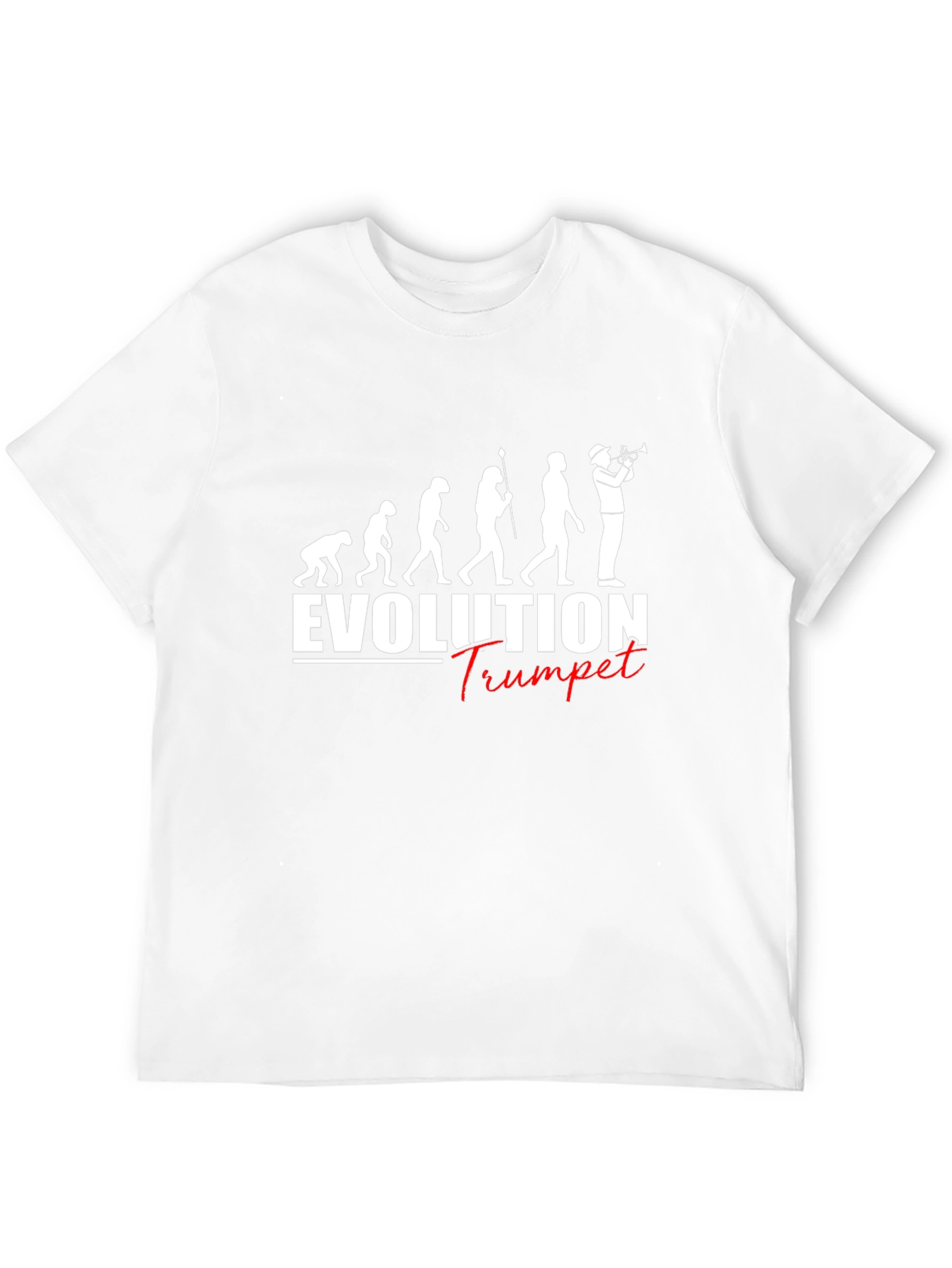 Evolution Trumpet T-Shirt - Humorous Musician Tee