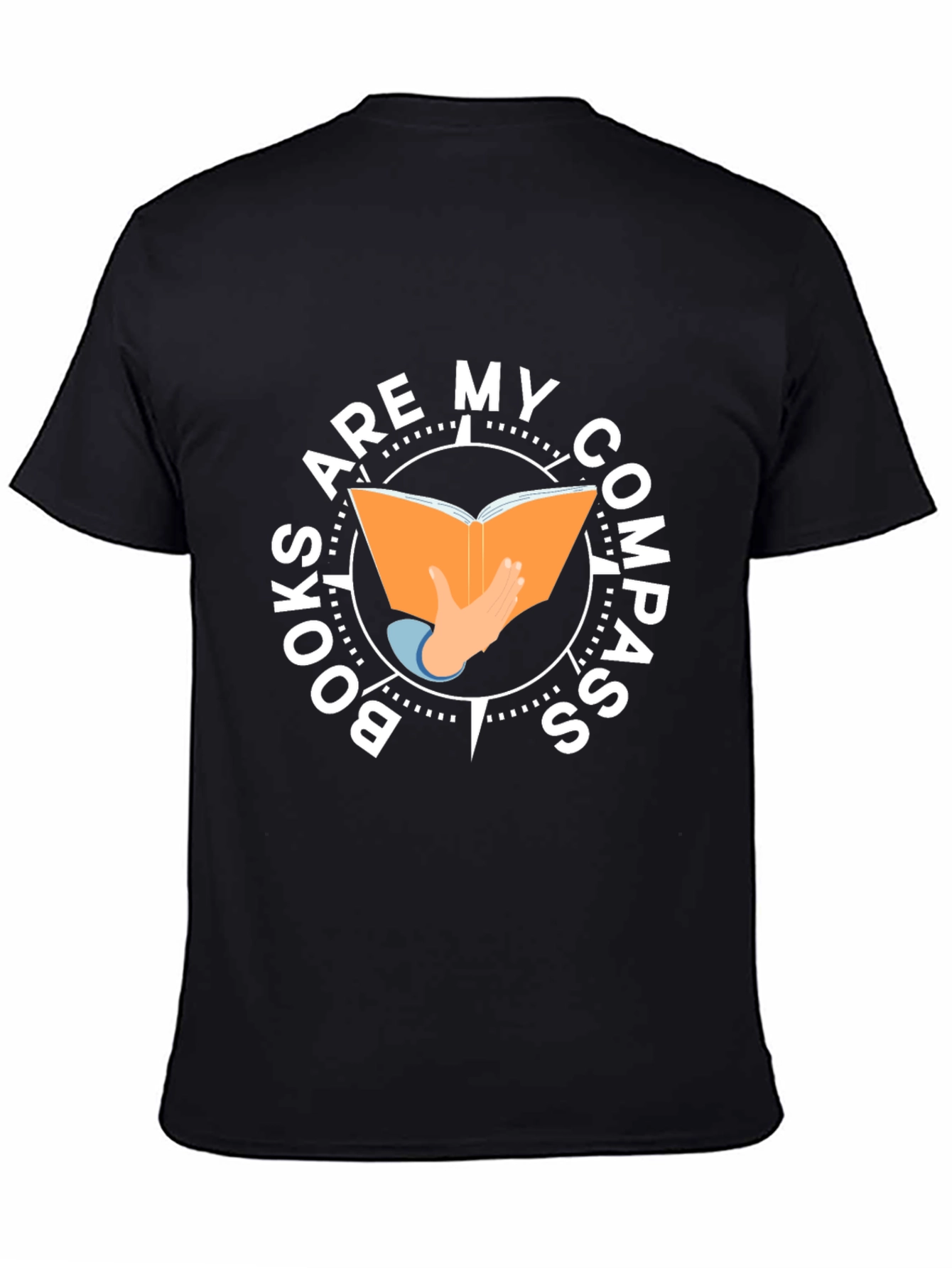Books Are My Compass T-Shirt - Reading Adventure