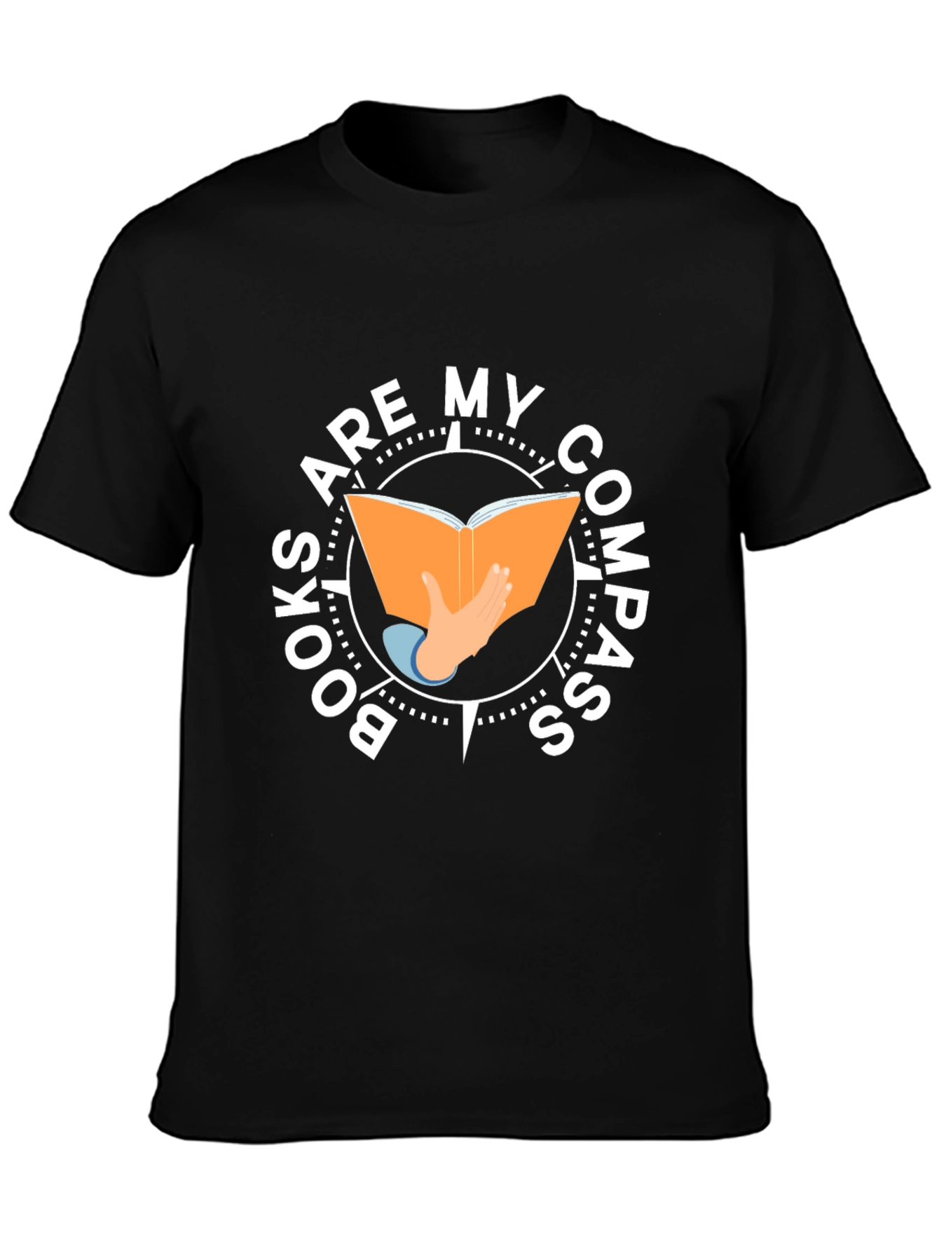 Books Are My Compass T-Shirt - Reading Adventure